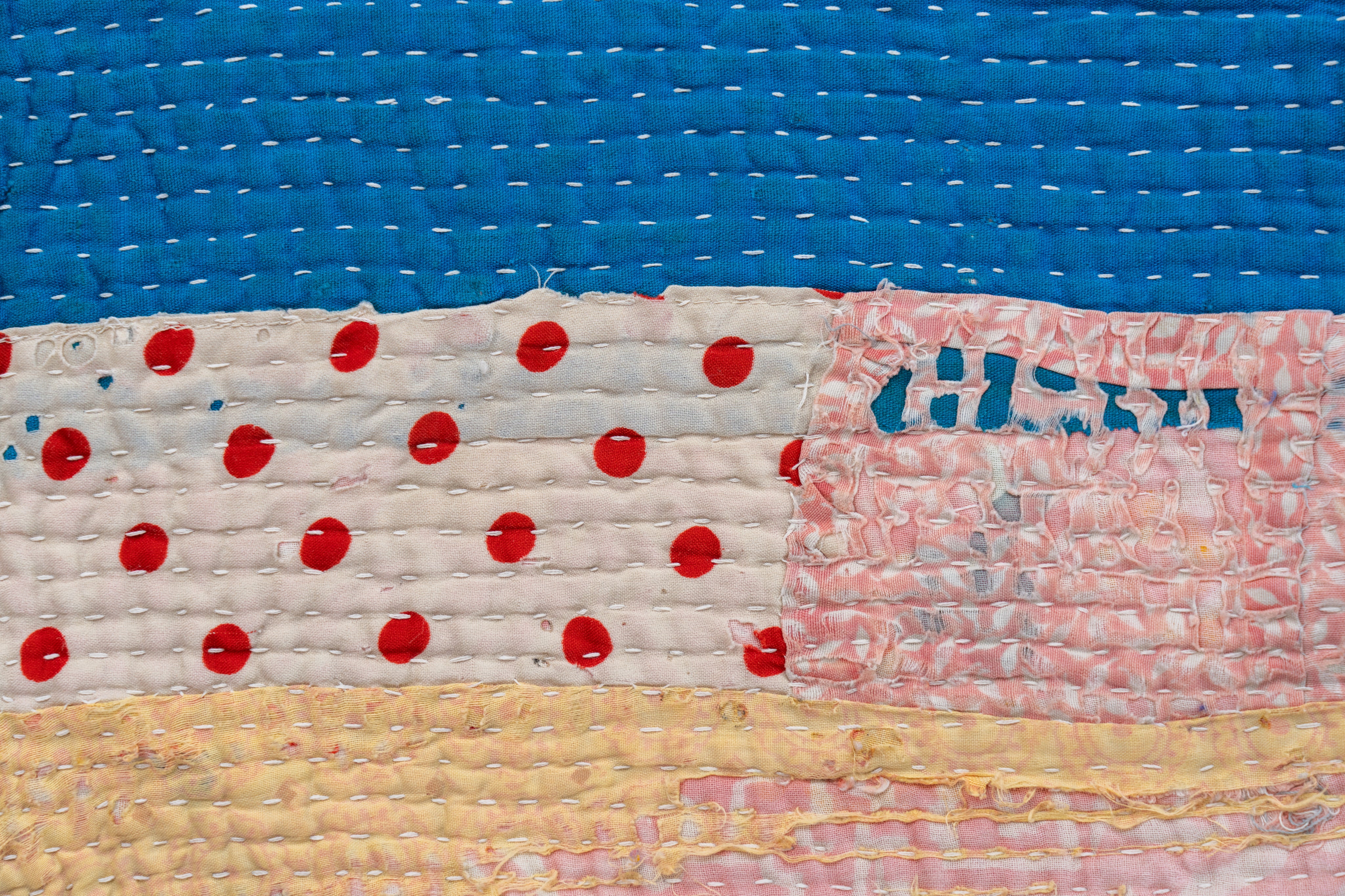 【最終値下げ】ラリーキルト　インド刺繍　カンタキルト　ヴィンテージ　パッチワーク 楽天市場】【10%OFFクーポン対象品】カンタ刺繍 ラリーキルト