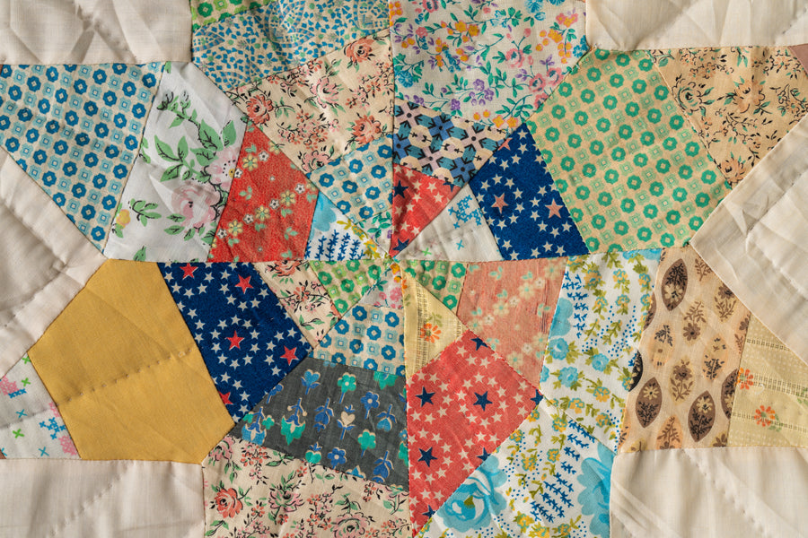 U.S.ヴィンテージ-アメリカンキルト・パッチワークキルト