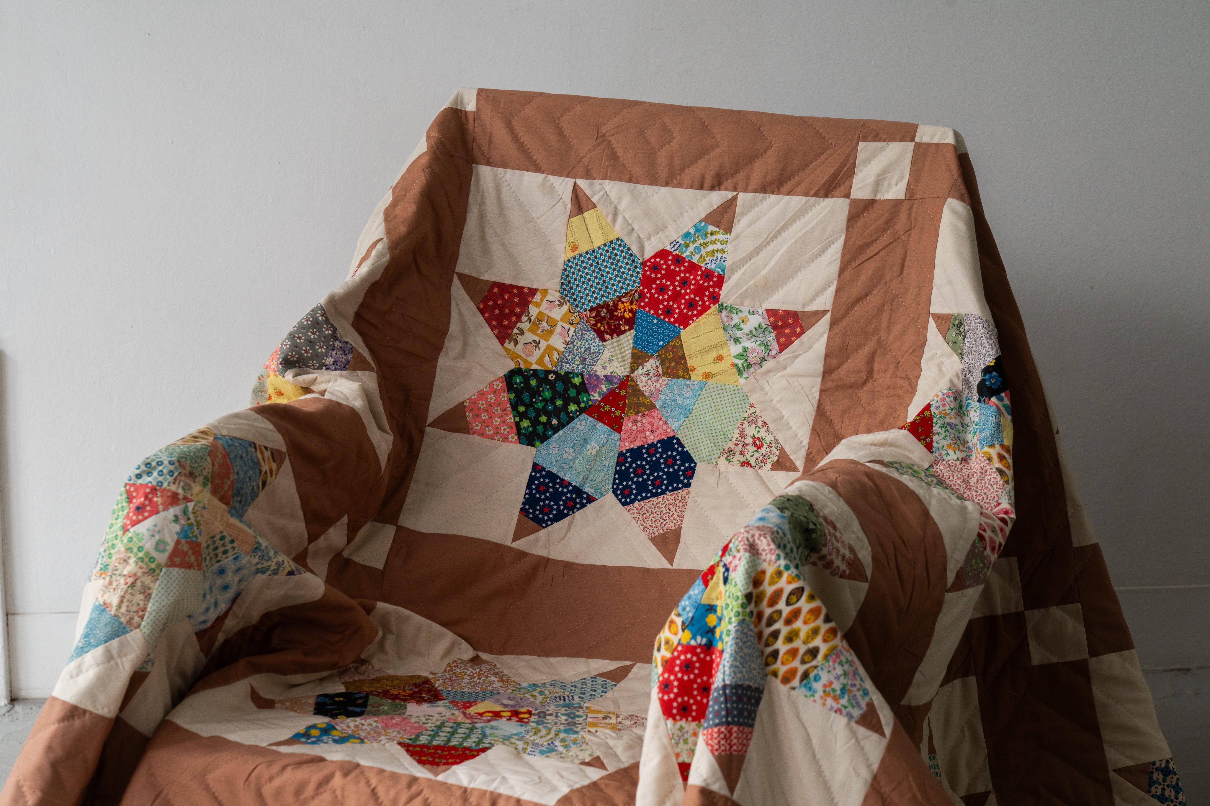 U.S.ヴィンテージ-アメリカンキルト・パッチワークキルト