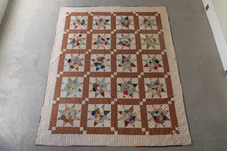 U.S.ヴィンテージ-アメリカンキルト・パッチワークキルト