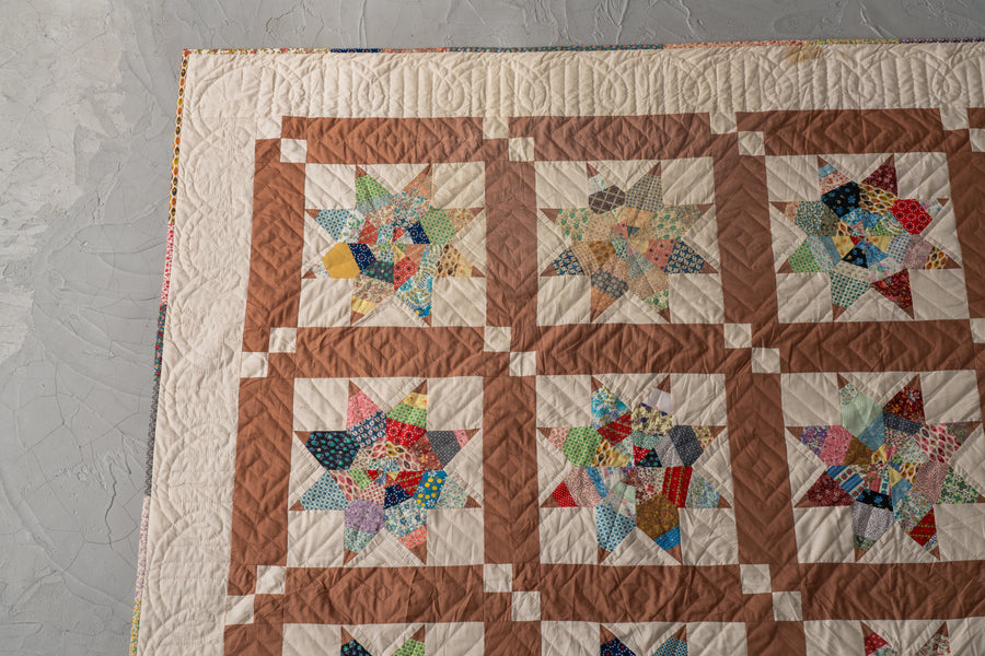 アンティークキルトでマルチカバー·͜· ♡ アンティークキルト