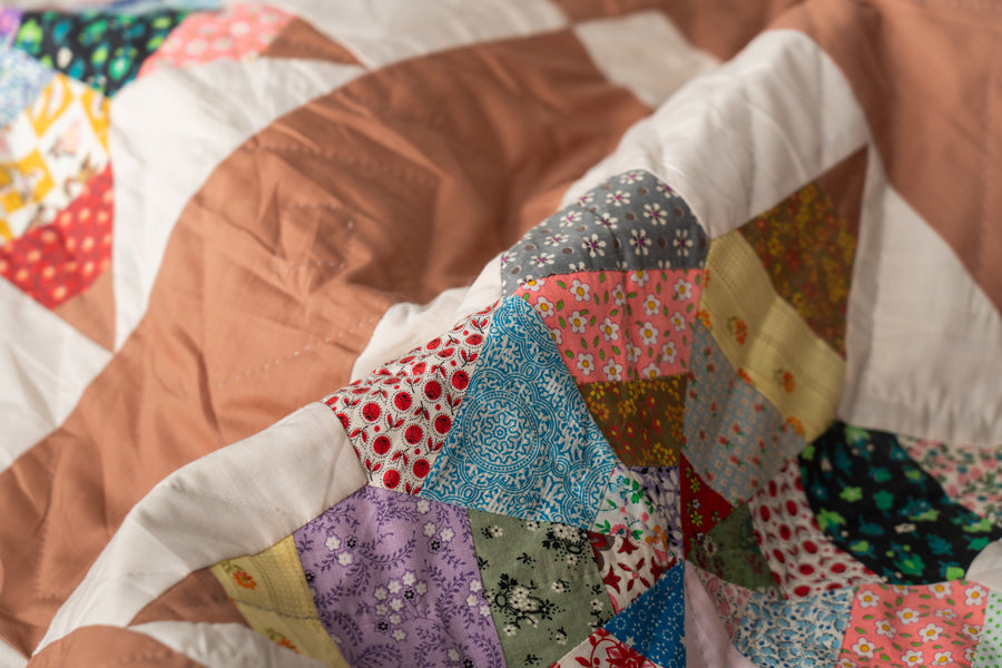 U.S.ヴィンテージ-アメリカンキルト・パッチワークキルト