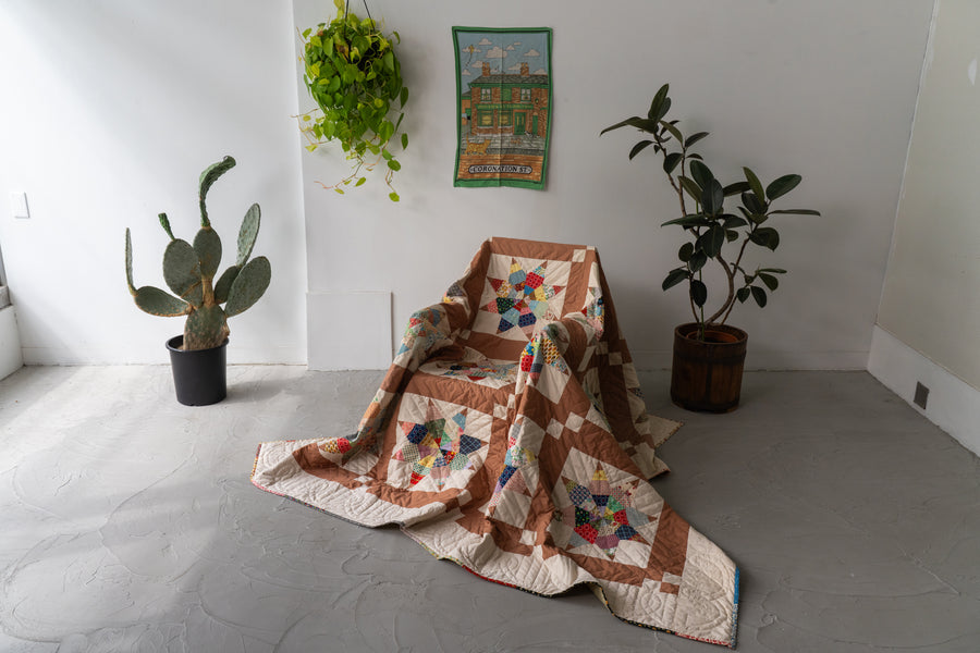 U.S.ヴィンテージ-アメリカンキルト・パッチワークキルト