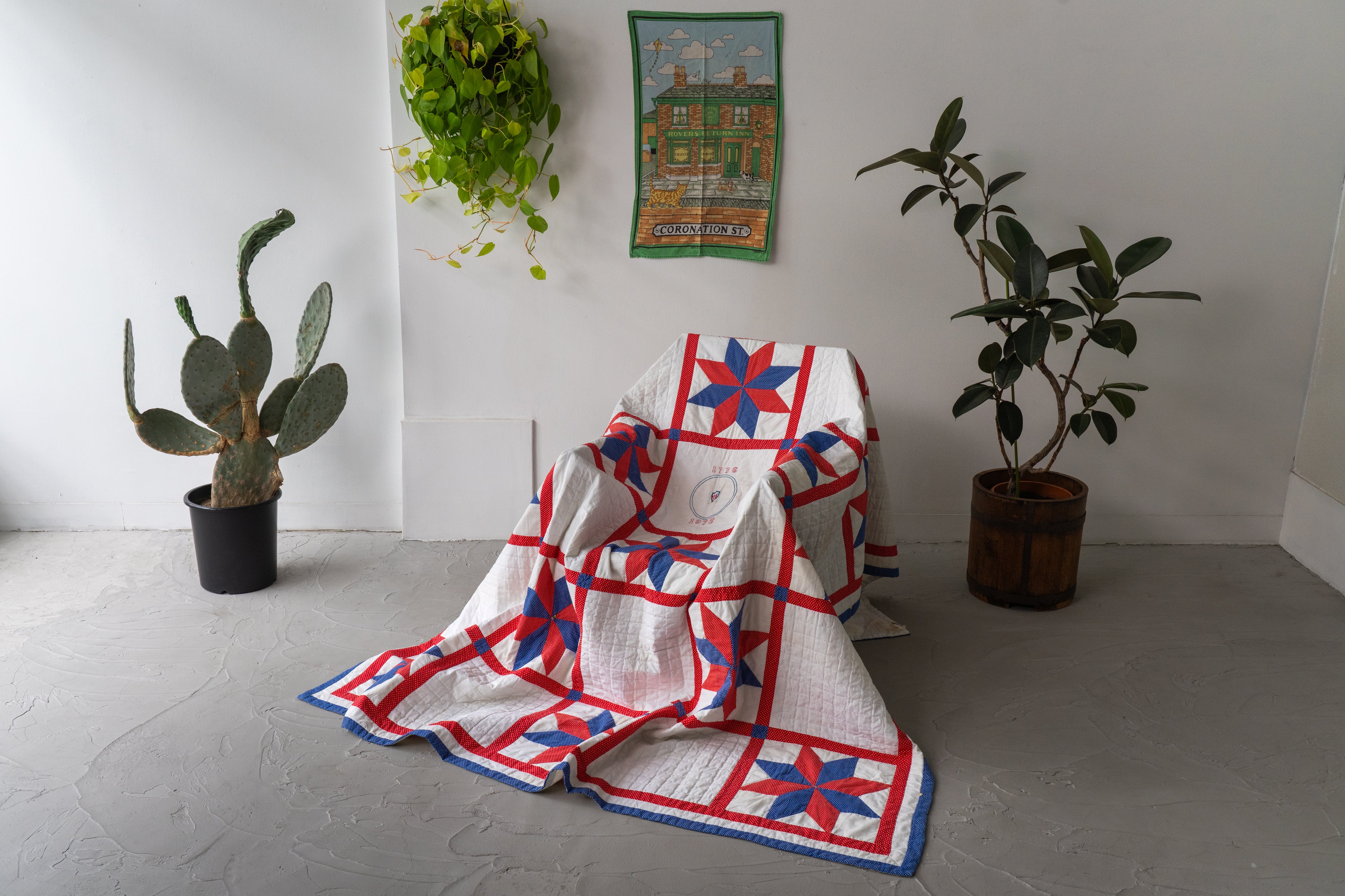 U.S.ヴィンテージ-アメリカンキルト・パッチワークキルト