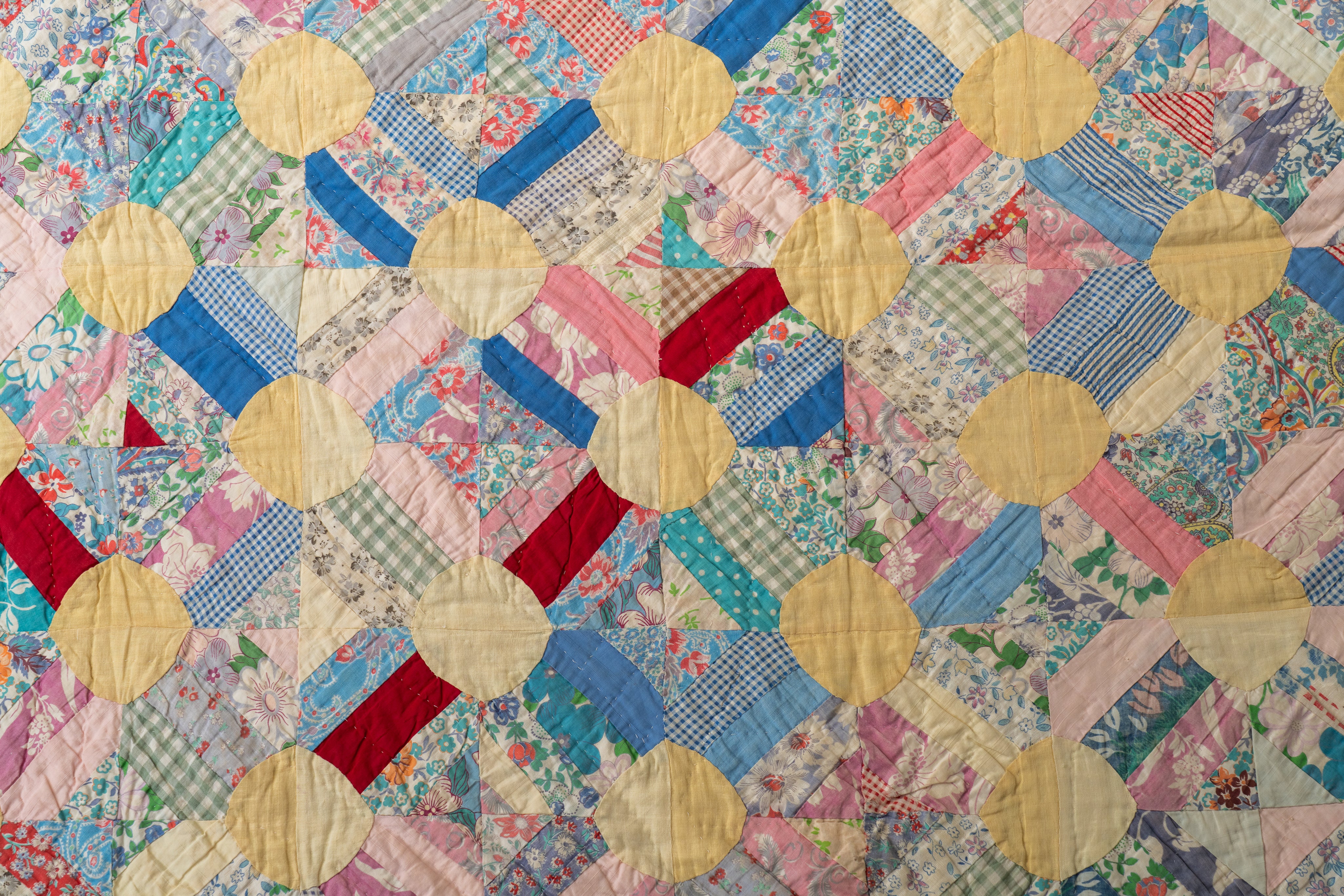 ヴィンテージキルト パッチワークキルト U.S.ヴィンテージ-アメリカンキルト・パッチワークキルト