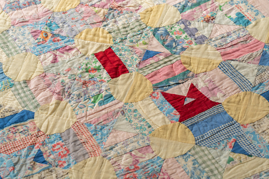 U.S.ヴィンテージ-アメリカンキルト・パッチワークキルト