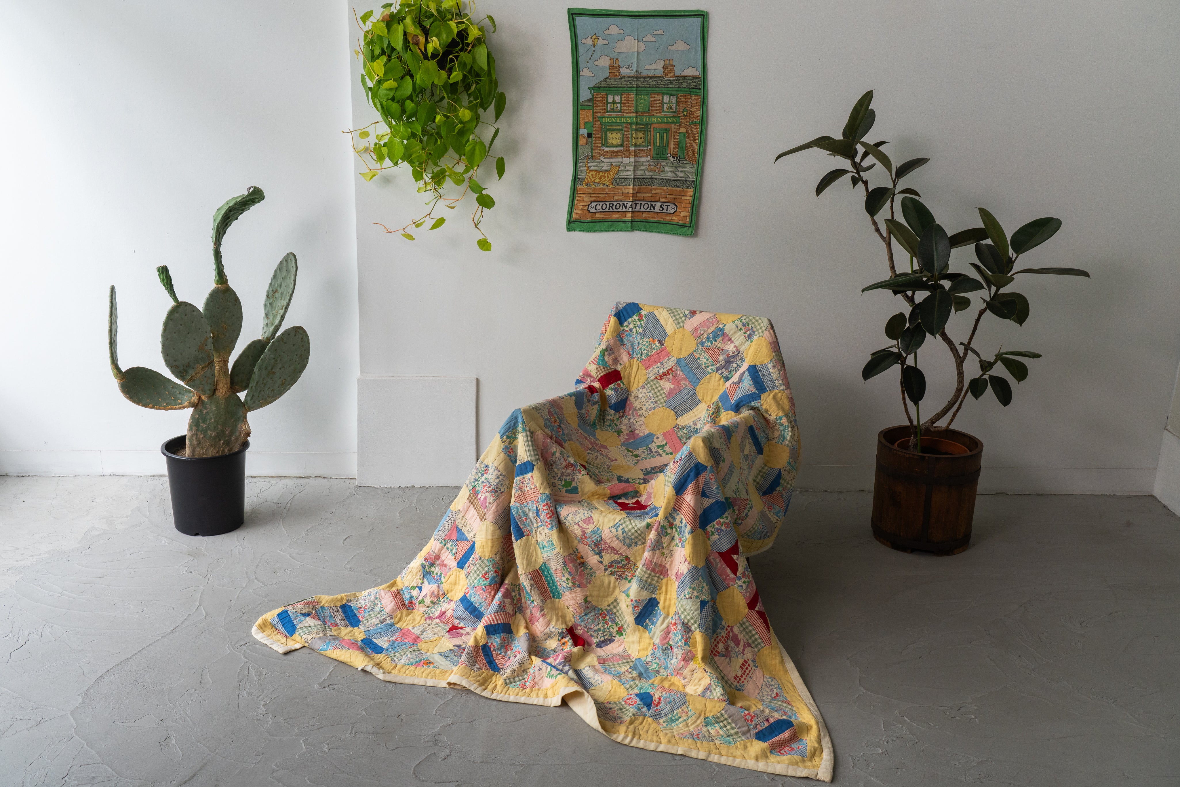 U.S.ヴィンテージ-アメリカンキルト・パッチワークキルト