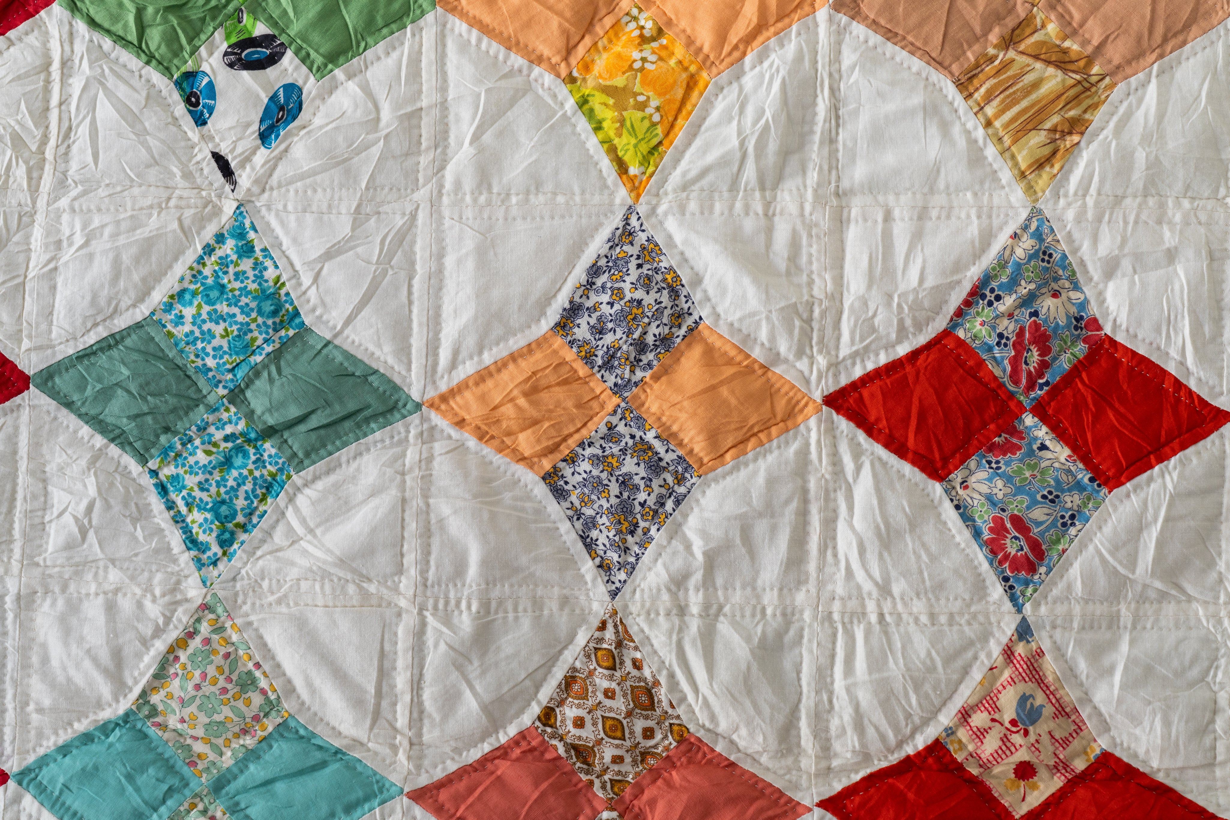 アンティークキルト ヴィンテージキルト① 最終お値下げ/ヴィンテージキルト/アンティークキルト/パッチ