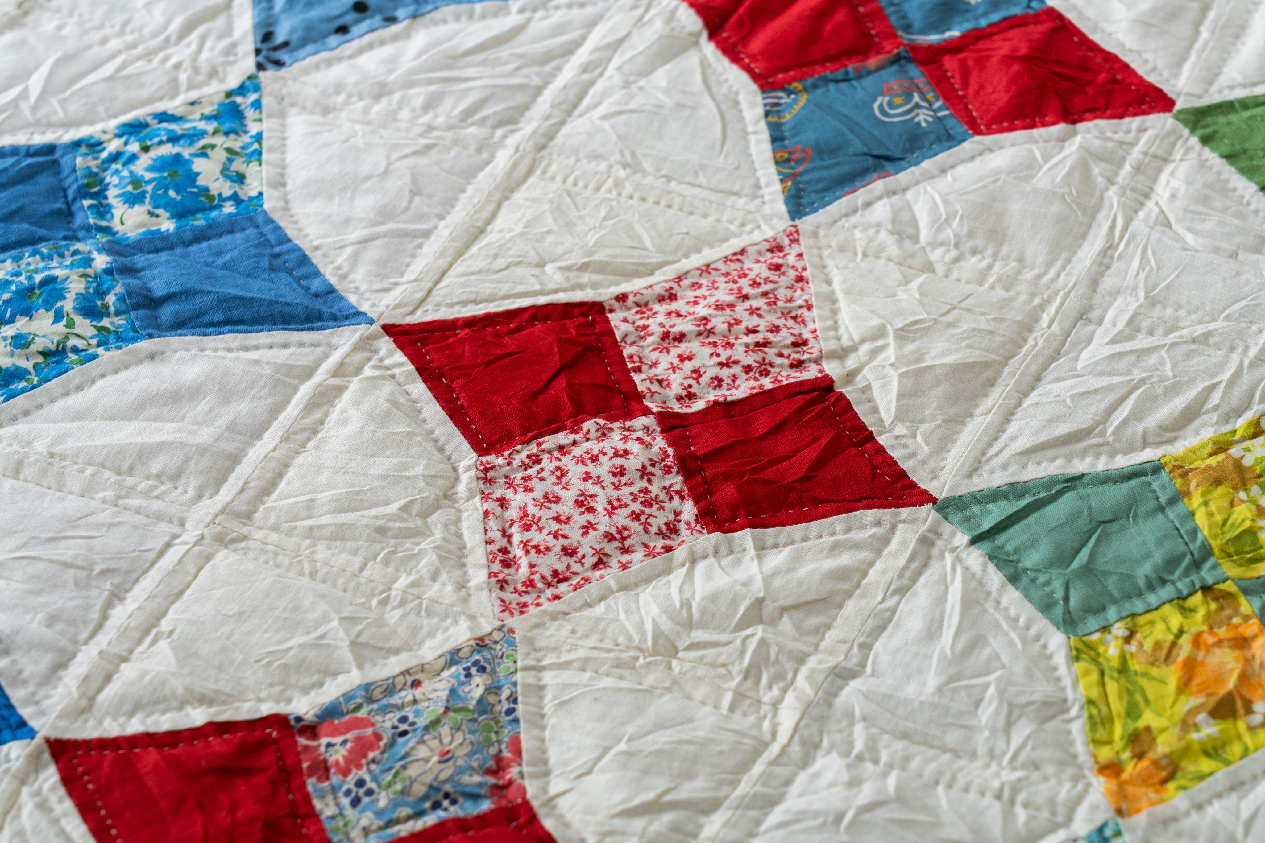 U.S.ヴィンテージ-アメリカンキルト・パッチワークキルト