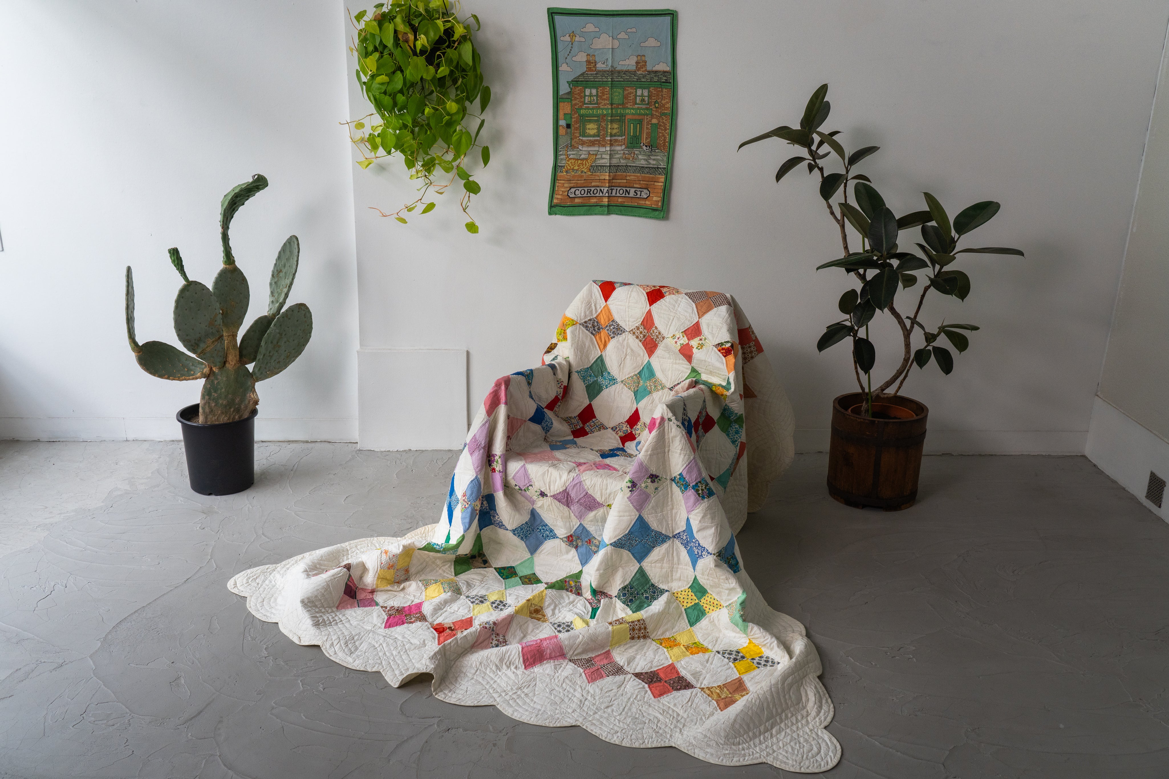 U.S.ヴィンテージ-アメリカンキルト・パッチワークキルト