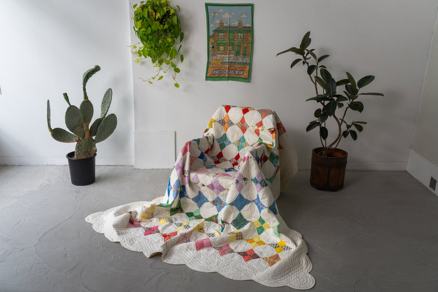 U.S.ヴィンテージ-アメリカンキルト・パッチワークキルト