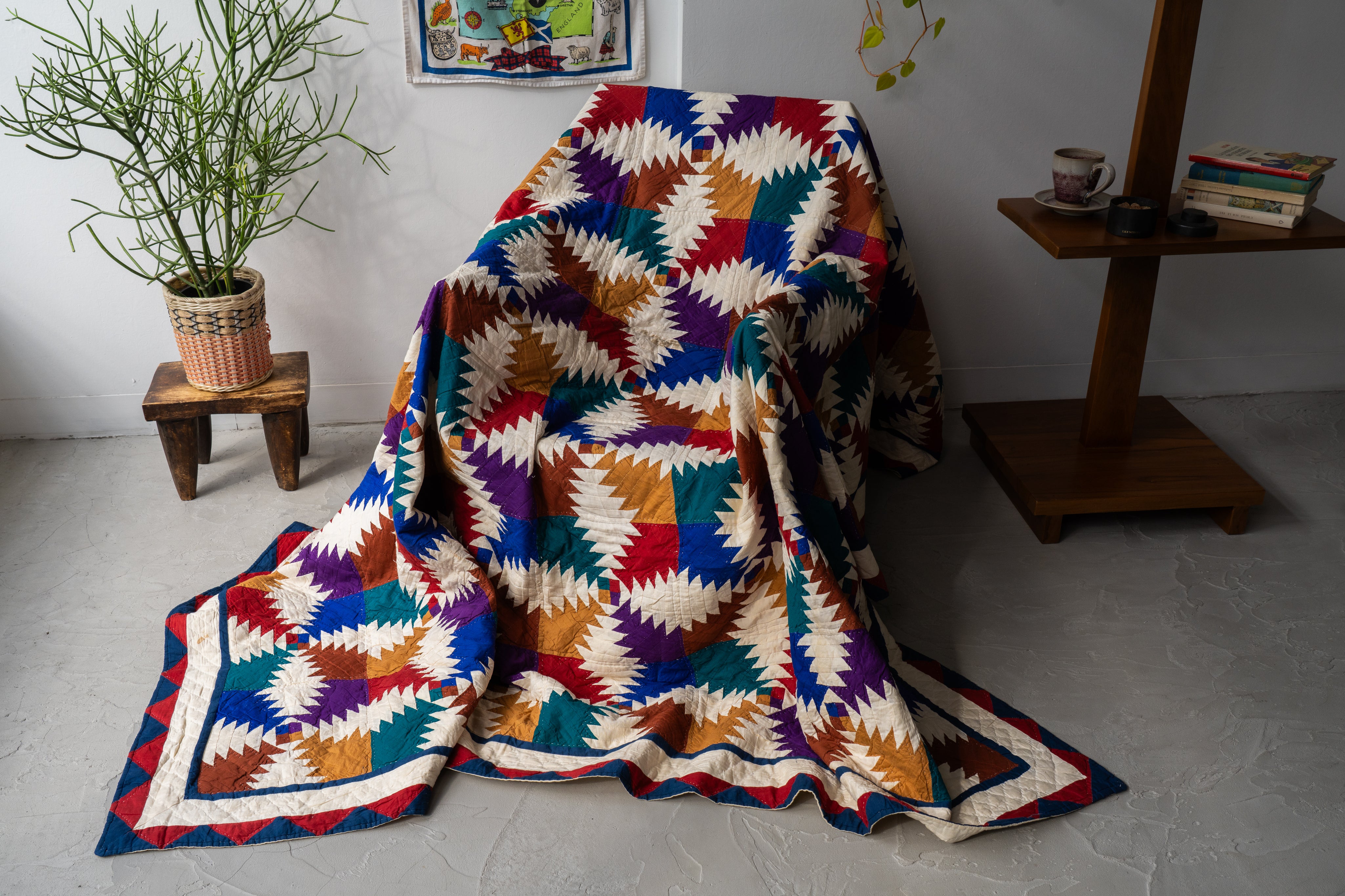 U.S.ヴィンテージ-アメリカンキルト・パッチワークキルト