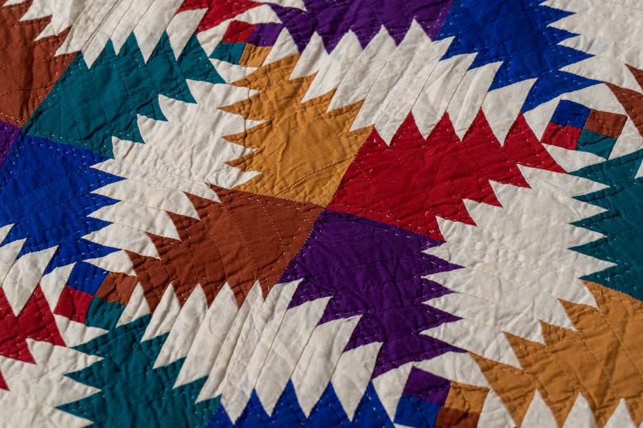 U.S.ヴィンテージ-アメリカンキルト・パッチワークキルト