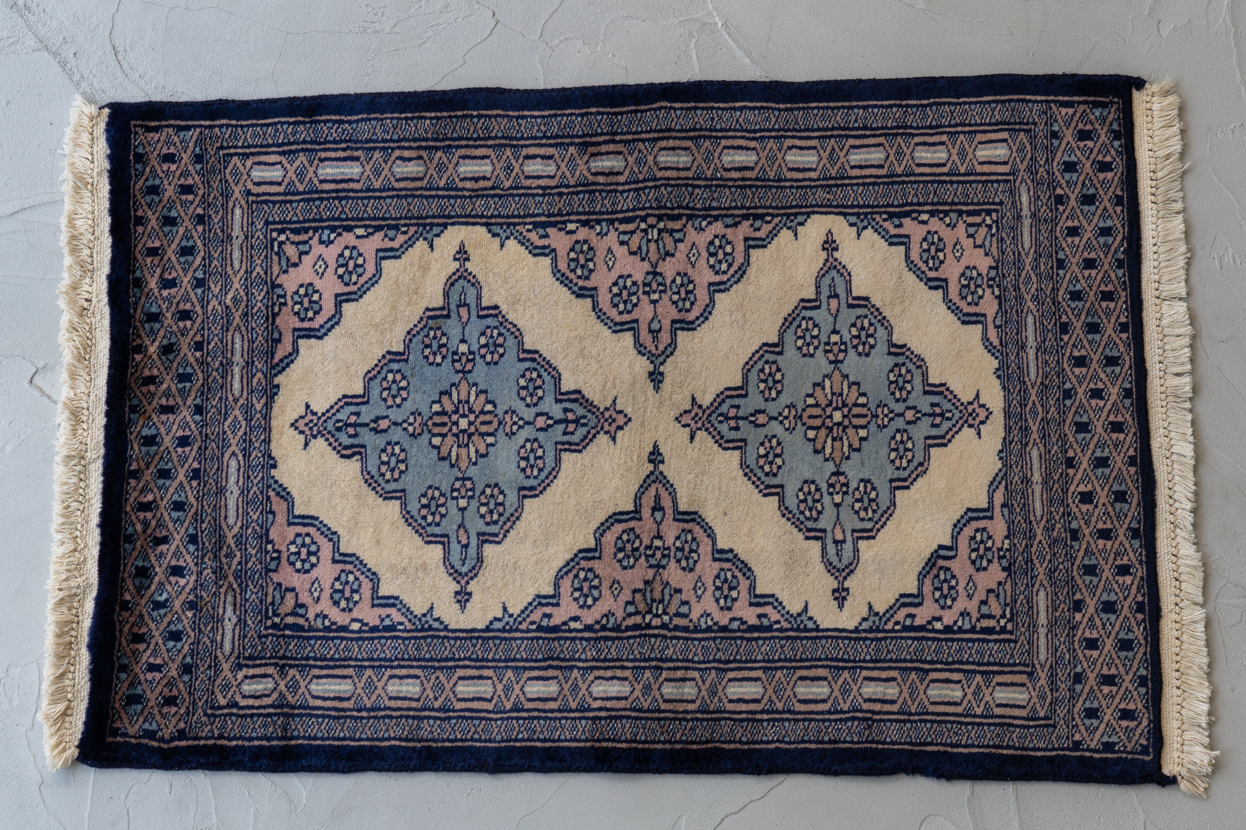 【1990's vintage】ラホール産 ビンテージラグ パキスタン産 1990年代 ヴィンテージラグ】手織り絨毯-ヴィンテージ