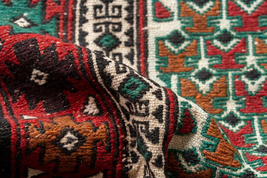 アフガニスタン産　ヴィンテージキリム　バルーチラグ　バルーチ族　ヴィンテージラグ　手織り絨毯　ソファ前にピッタリなカーペット　オシャレなインテリアにおすすめの雑貨　トライバルラグ　ヴィンテージラグ専門店amaleh 通販