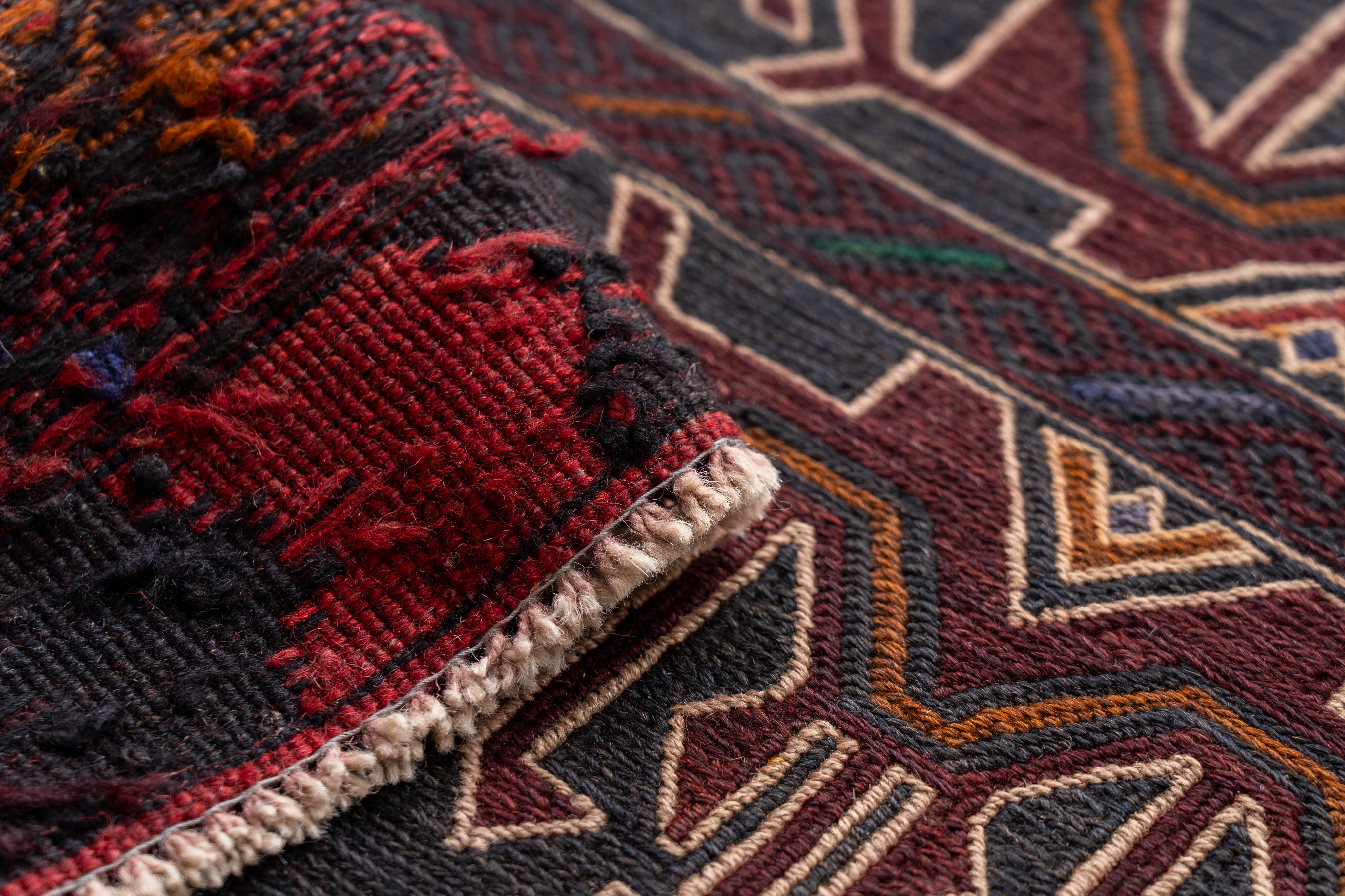 アフガニスタン 2000年代 キリム】バルーチ族-ヴィンテージラグ専門店