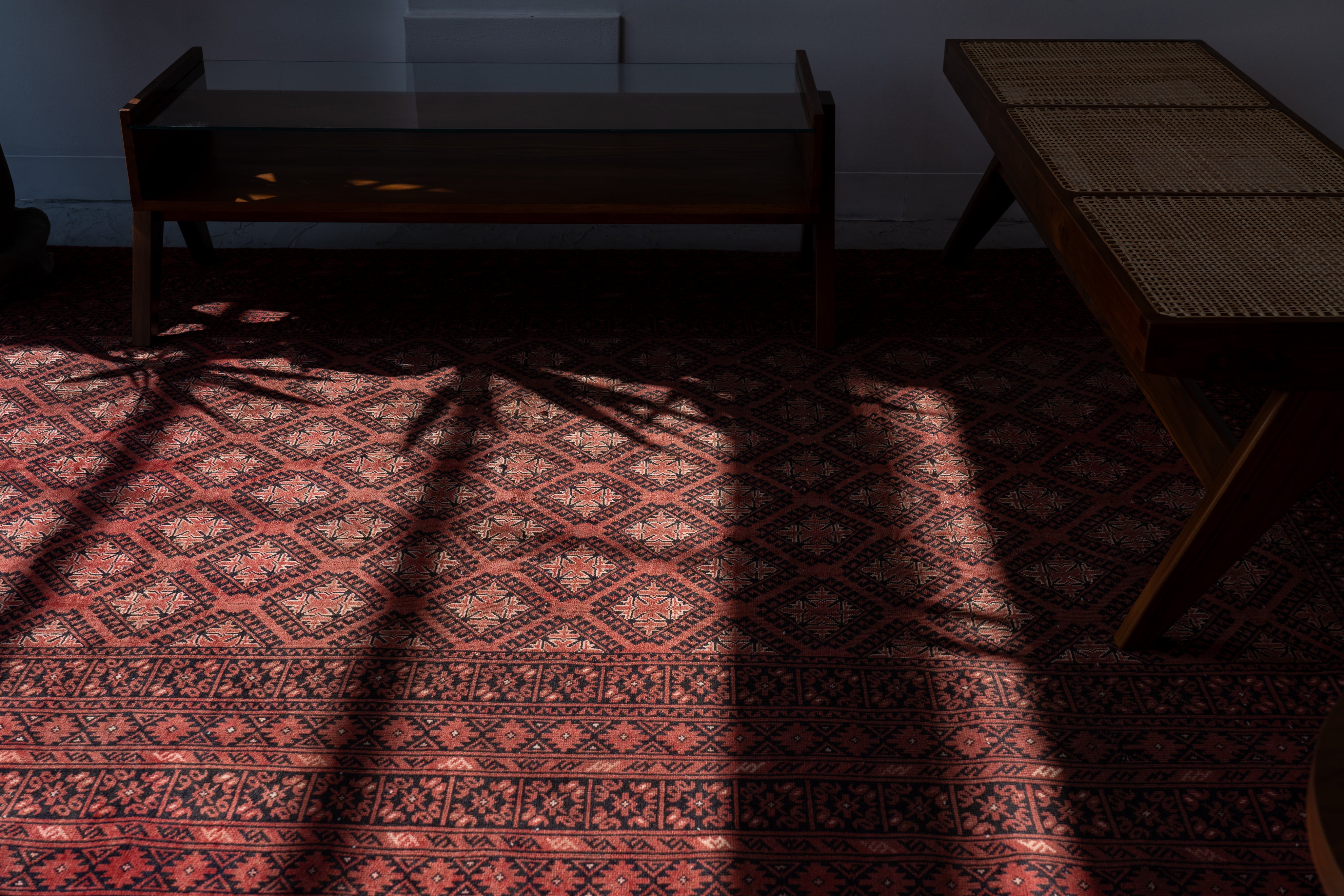 【1980's vintage】トルクメン族 アフガンラグ アフガニスタン産 1980年代 ヴィンテージラグ】トルクメン族