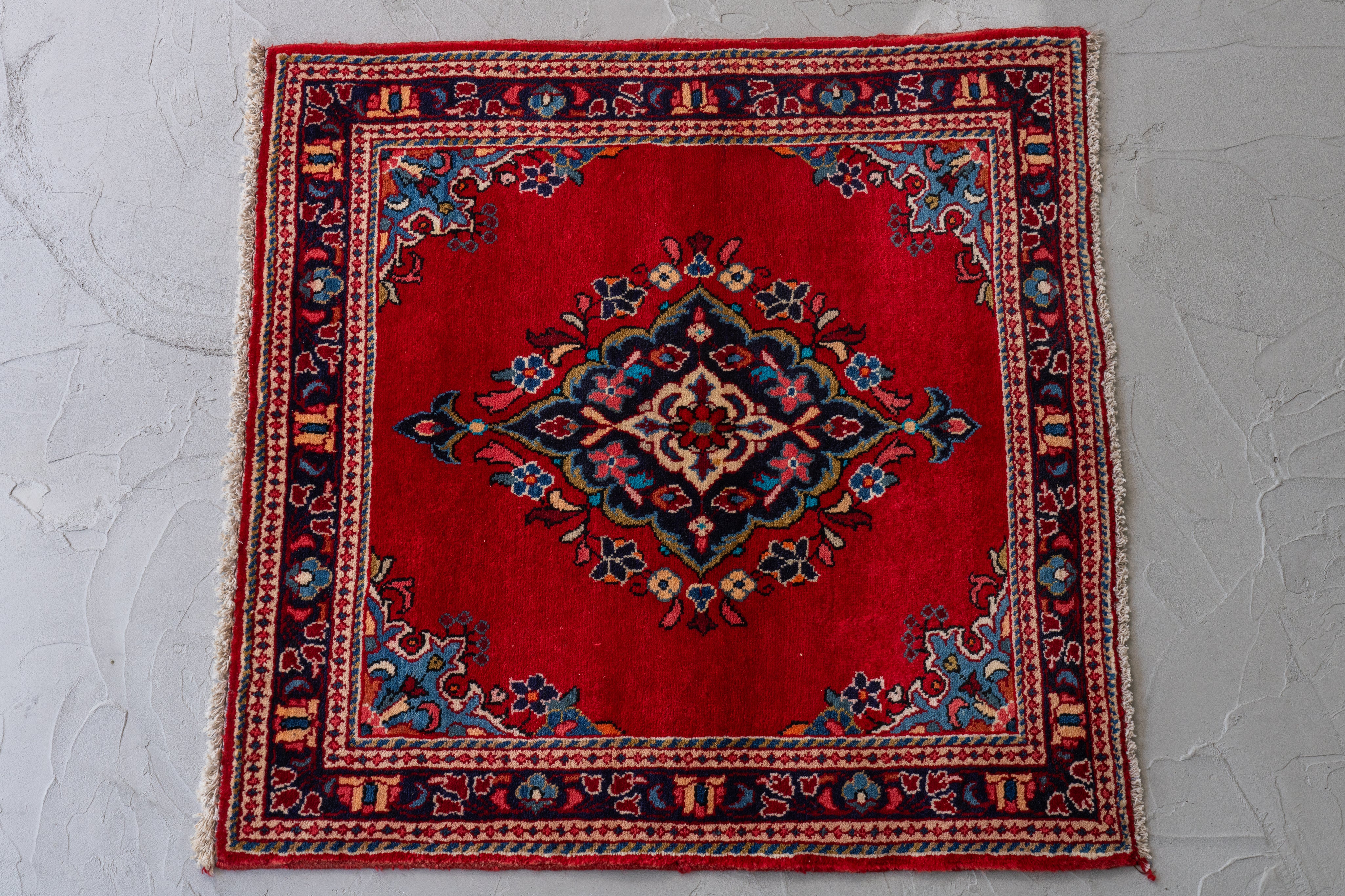 イラン産 1990年代 ヴィンテージラグ】ペルシャ絨毯 -ヴィンテージラグ