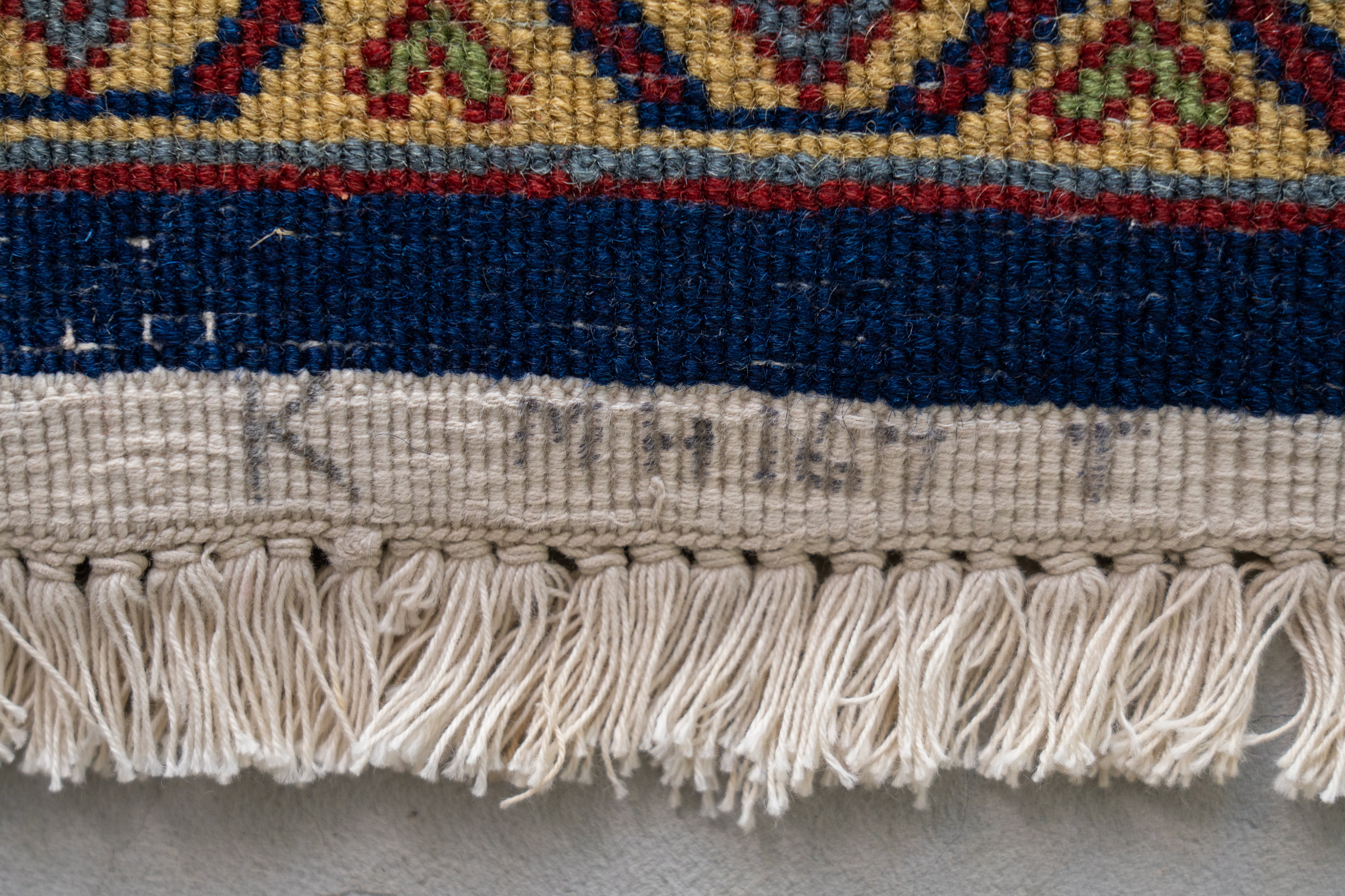 インド産 1990年代 ヴィンテージギャッベ】手織り絨毯-ヴィンテージ