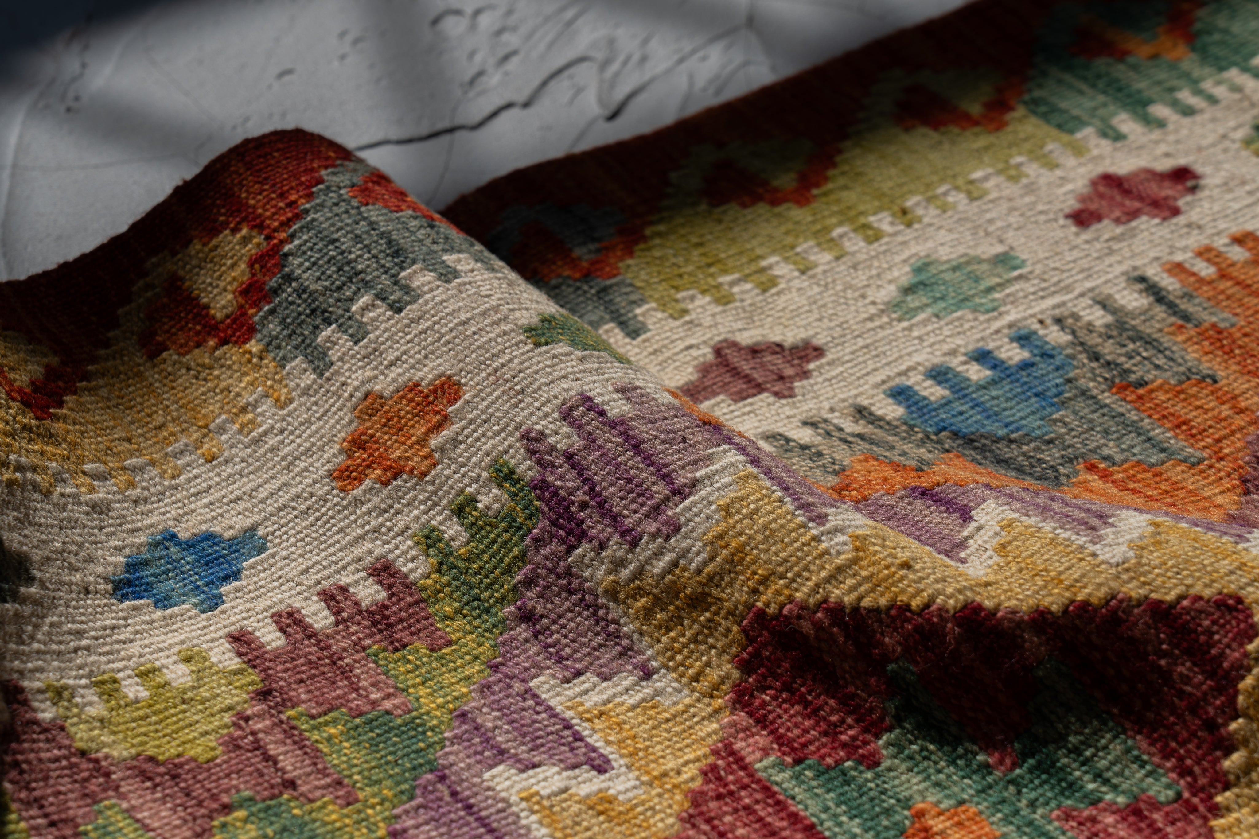 アフガニスタン産 2000年代 ヴィンテージラグ】ホドラングキリム