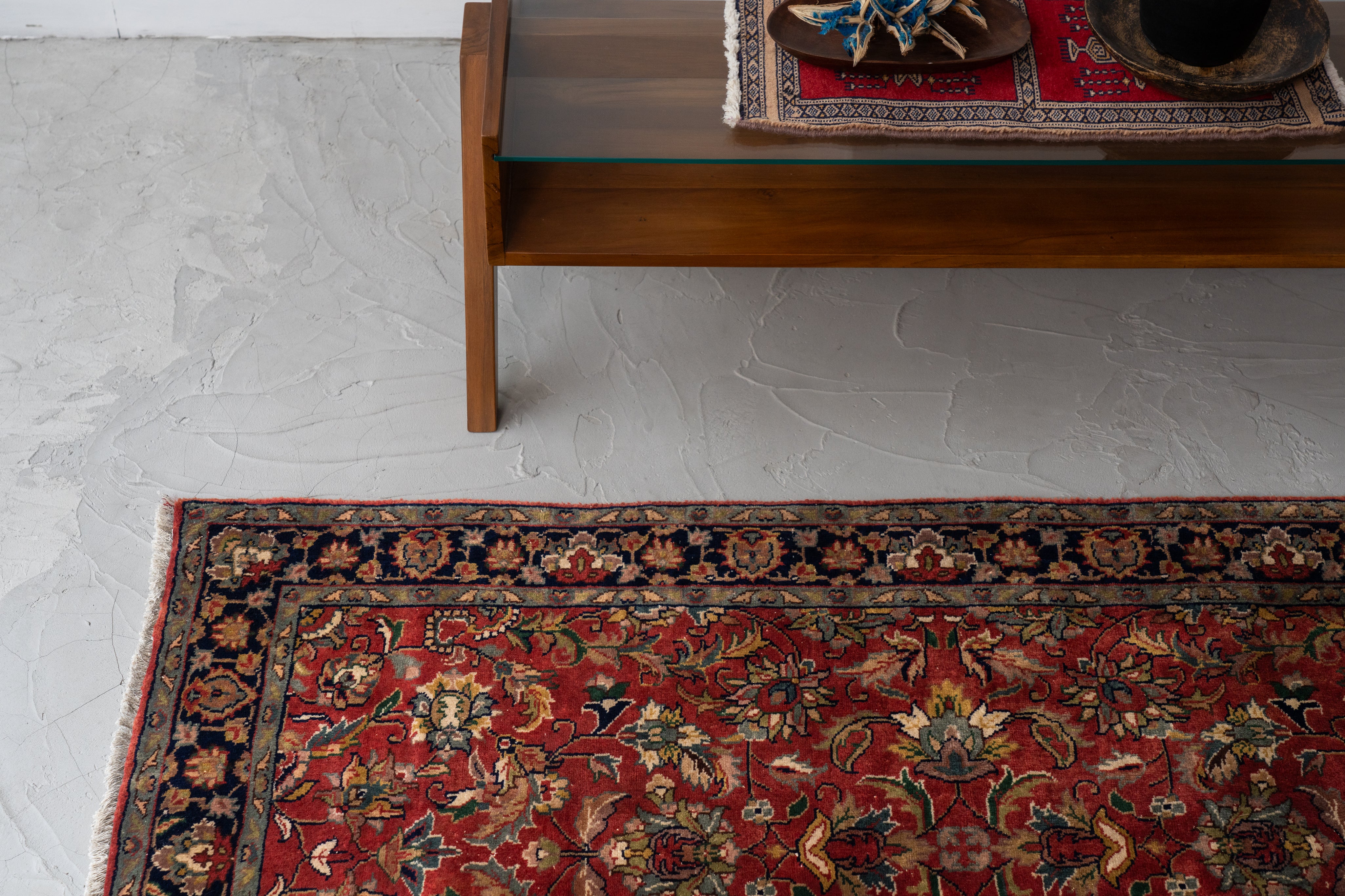 インド産 1990年代 ヴィンテージラグ】ギャッベ-ヴィンテージラグ専門