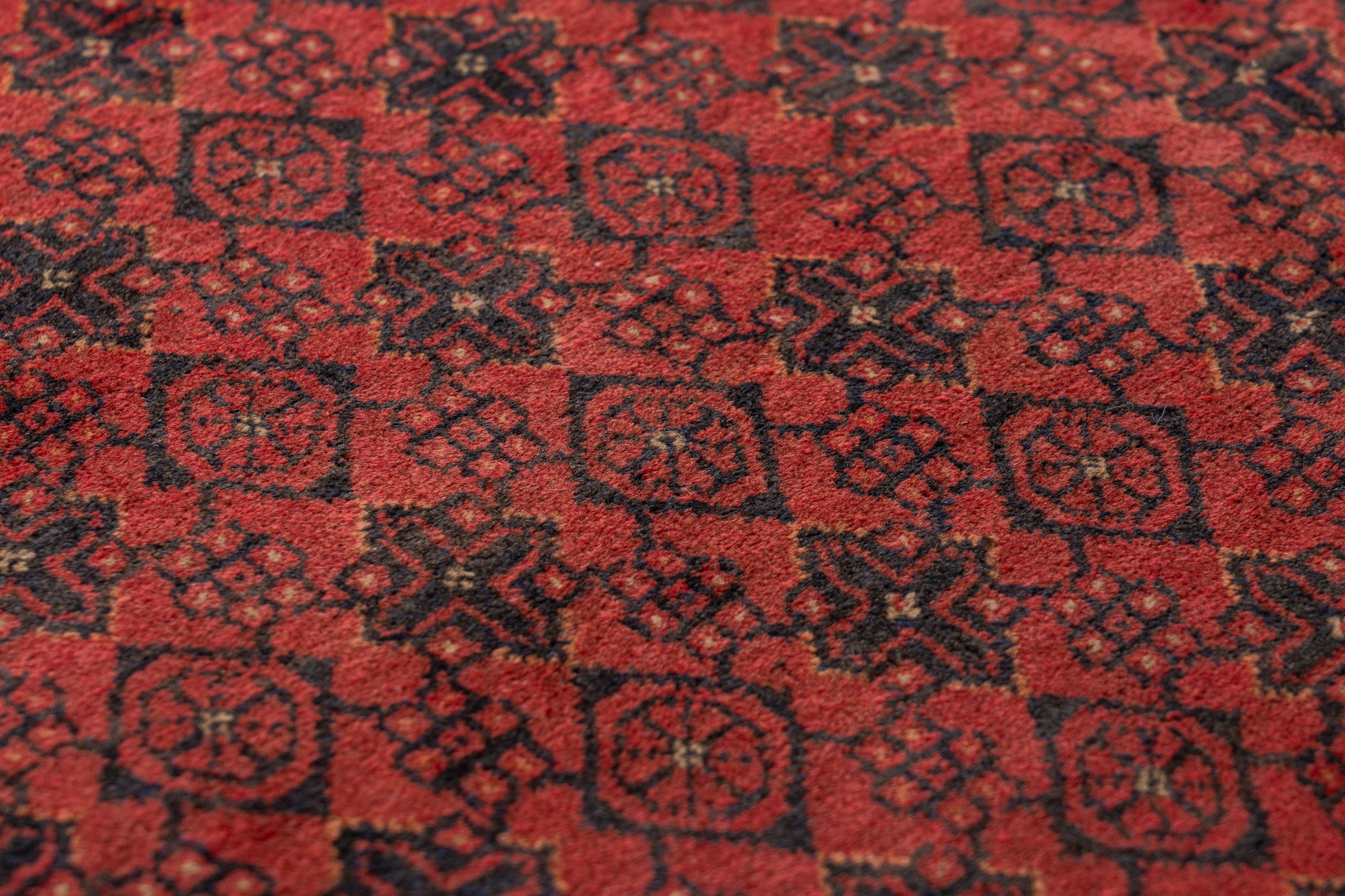 アフガニスタン産 1980年代 ヴィンテージラグ】トルクメンラグ