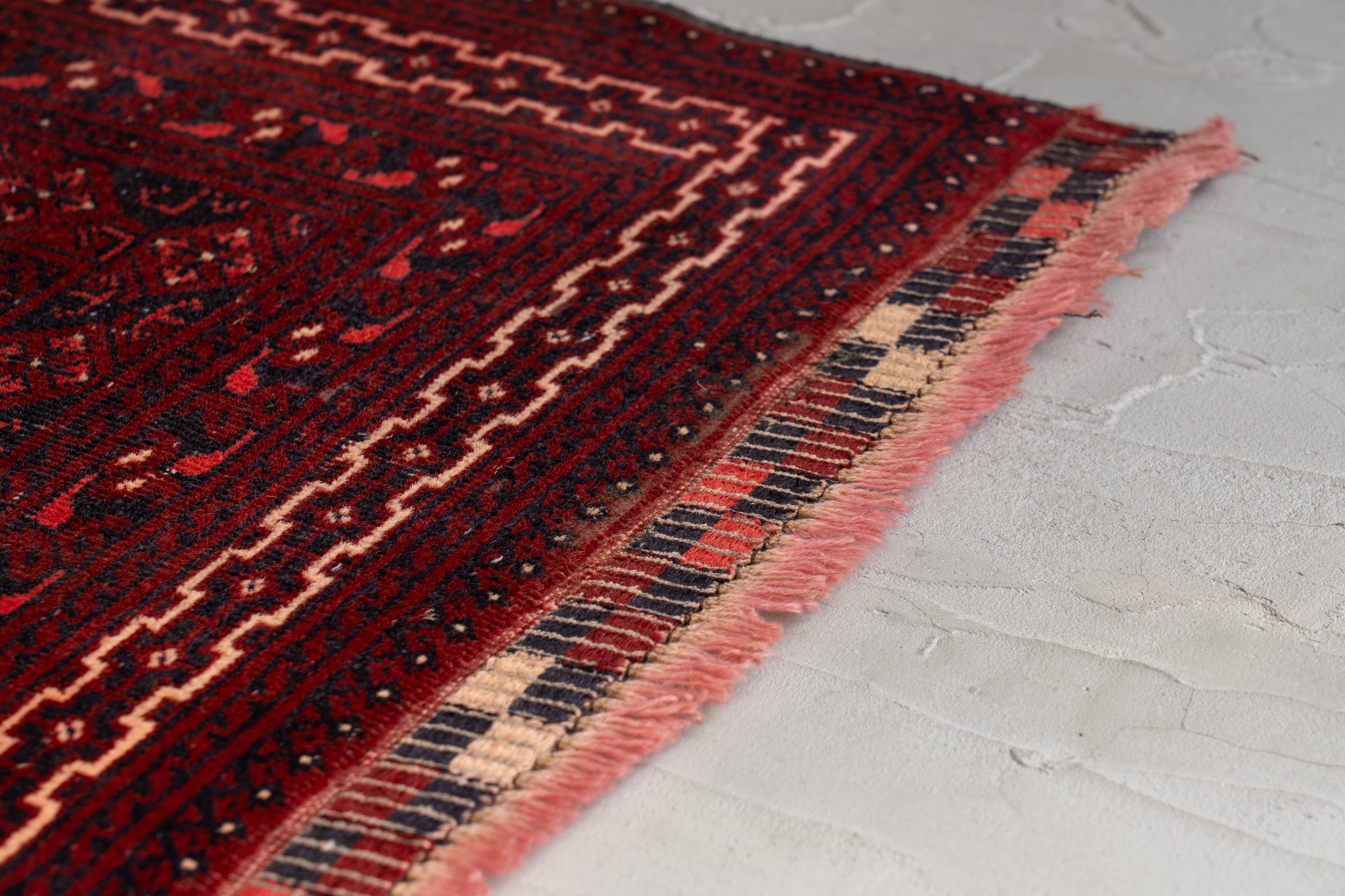 アフガニスタン産 1980年代 トルクメンラグ】トライバルラグ