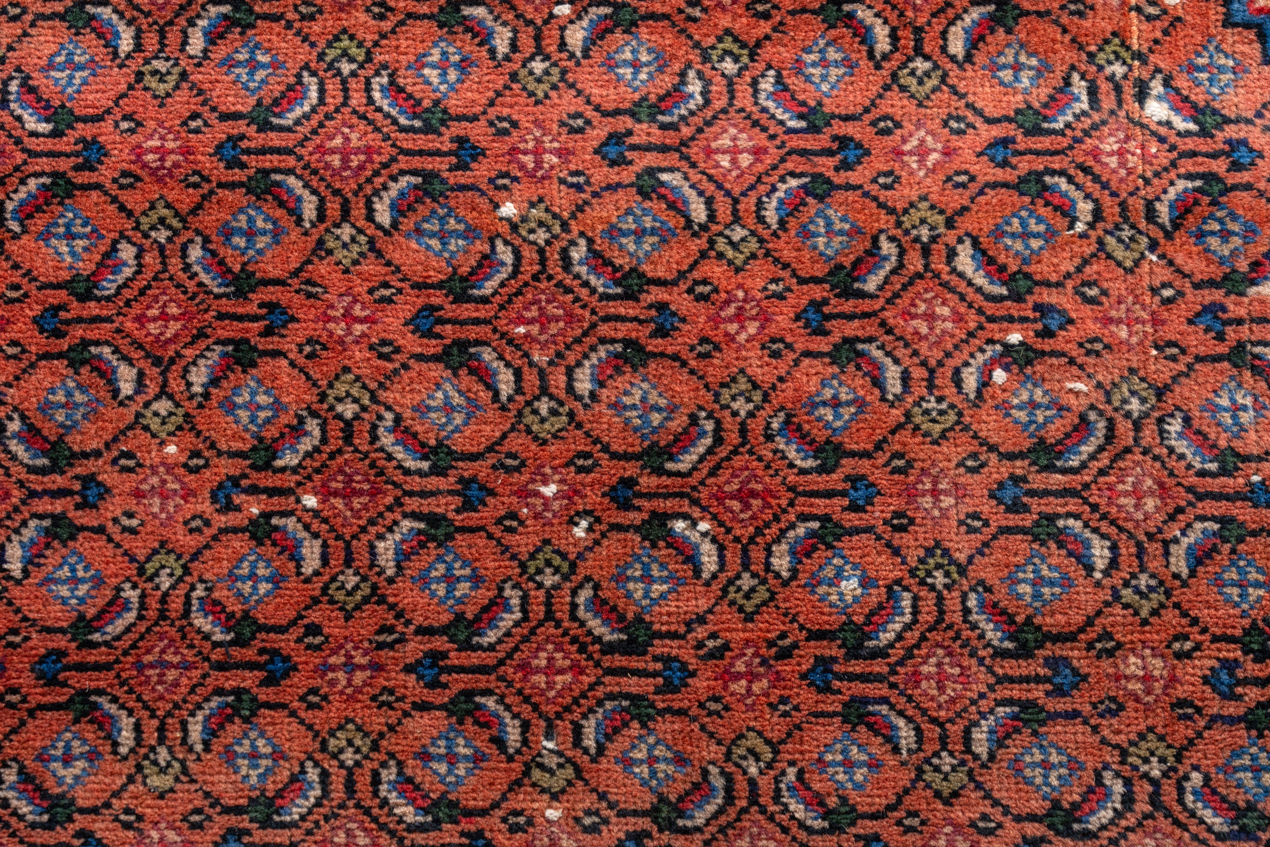 イラン産 1980年代 ヴィンテージペルシャラグ】手織り絨毯