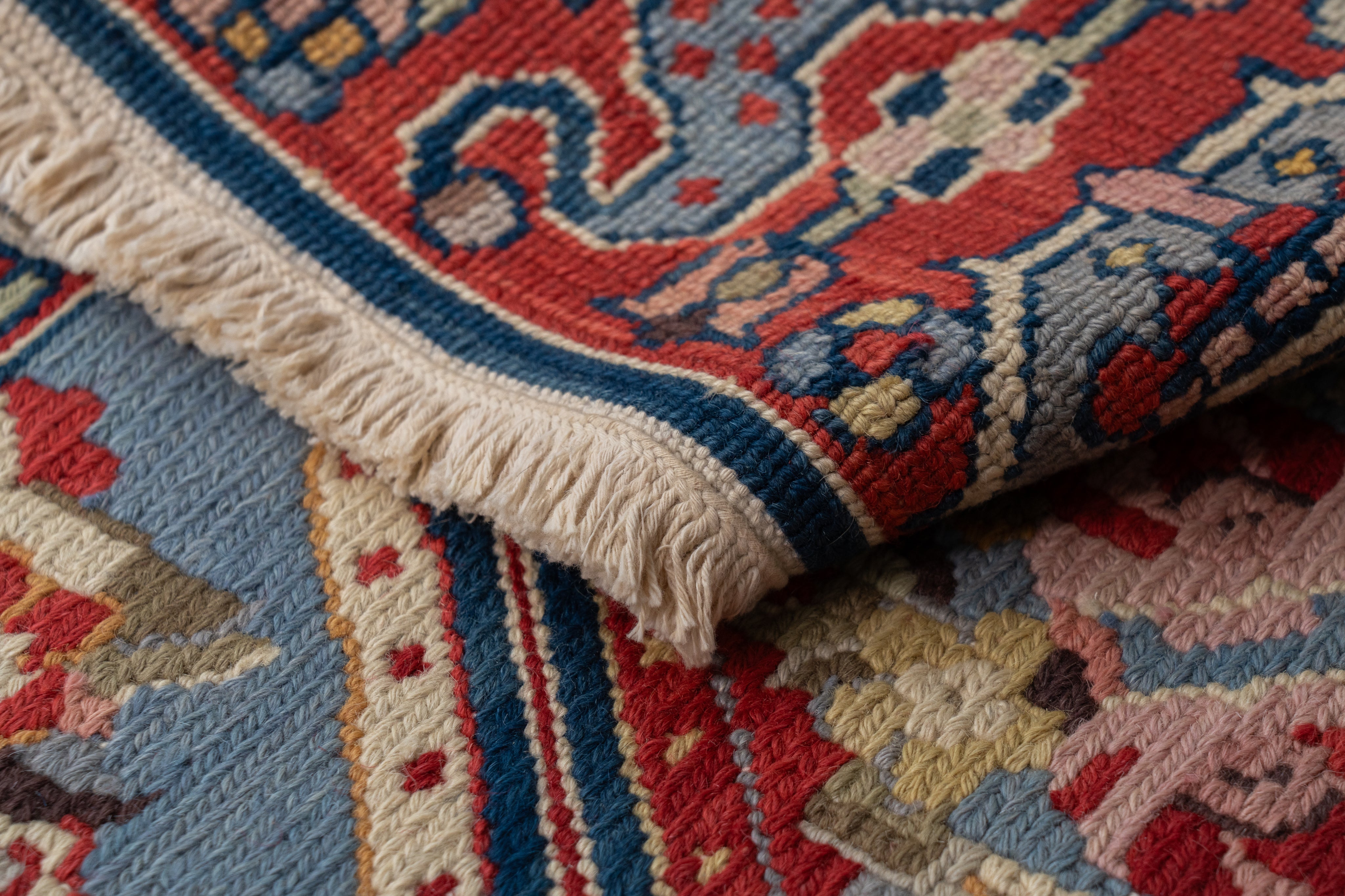 ブルガリア産 1980年代 ヴィンテージキリム】ヴィンテージラグ