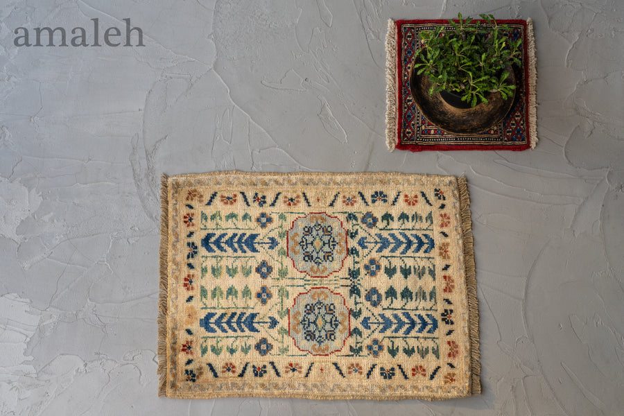 アフガニスタン 2000年代 トライバルラグ】トルクメン族-ヴィンテージ