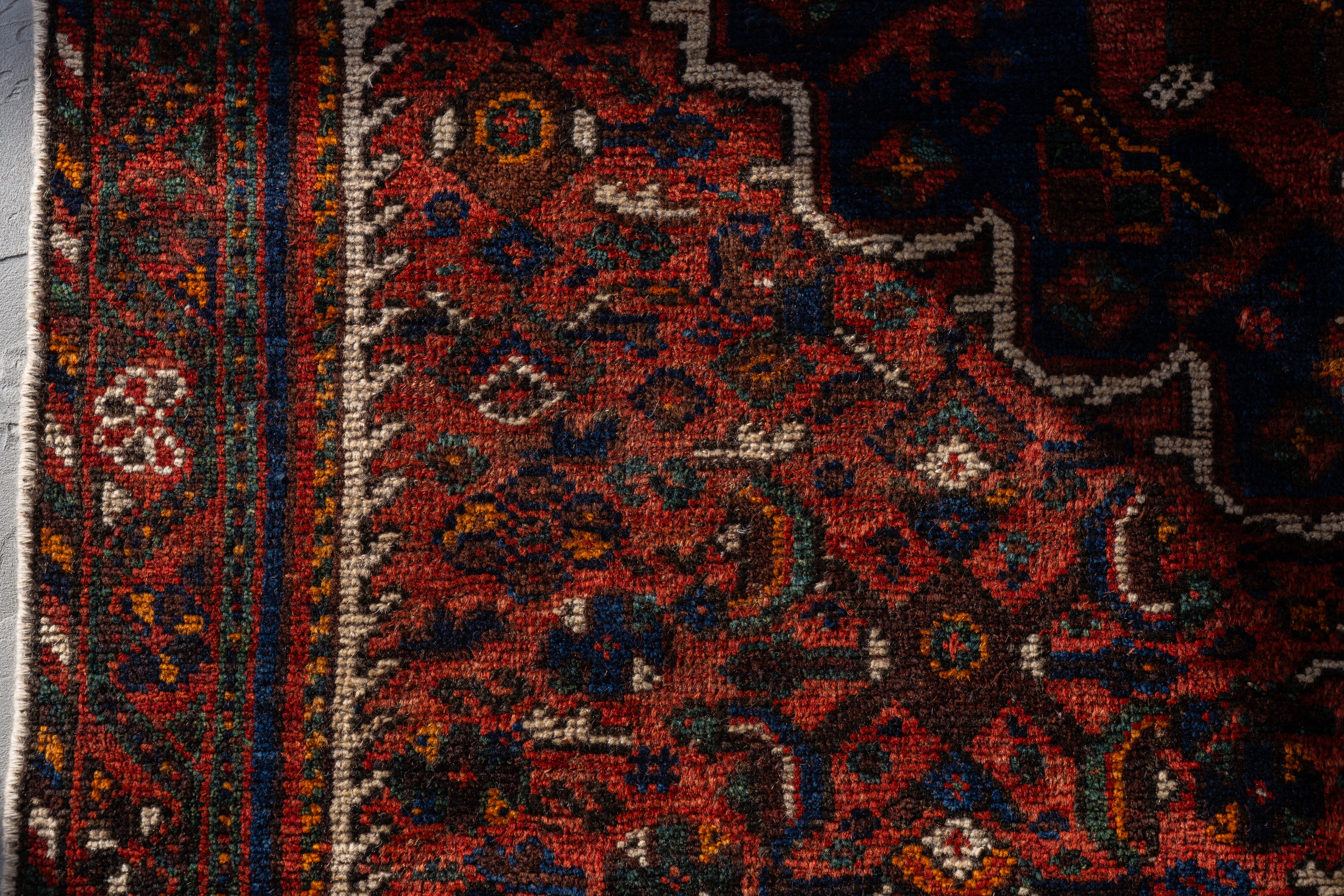 イラン産 1950年代 オールドラグ】ヴィンテージペルシャ絨毯