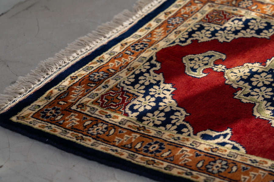 パキスタン産 1990年代 ヴィンテージラグ】パキスタンラグ