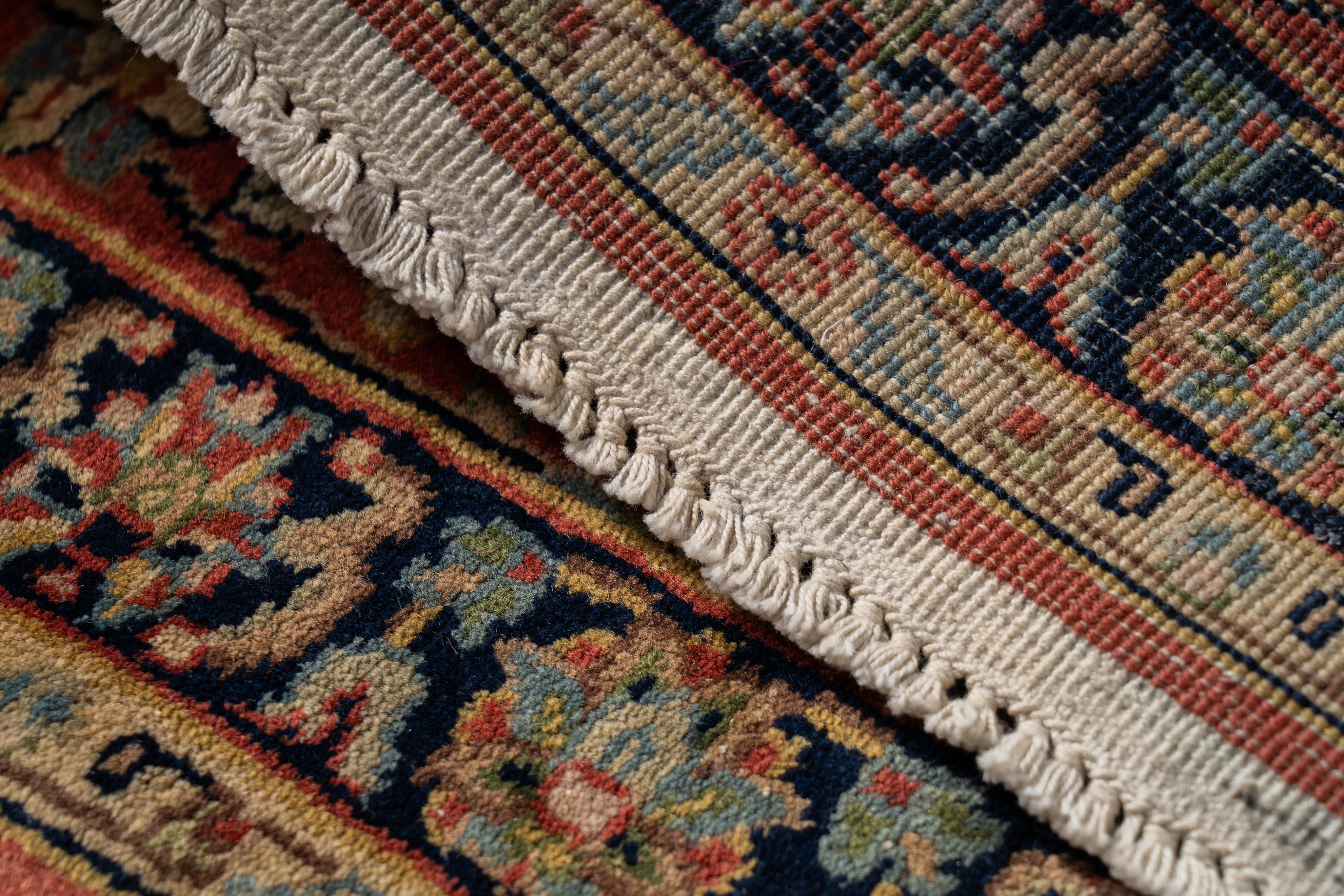 インド産 1980年代 ギャッベ】手織り絨毯-ヴィンテージラグ専門店