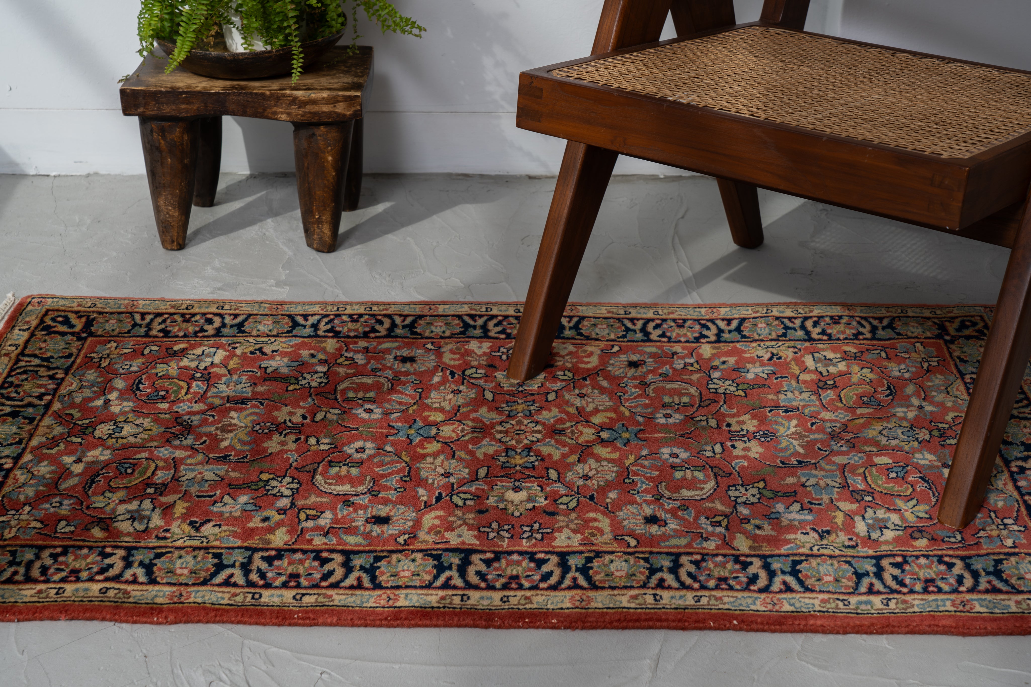 ヴィンテージラグ　インド　手織り絨毯　ハンドメイド　ギャッベ ギャッベ ラグ 140×200cm (インドギャッベ) ギャベ 絨毯 手織り