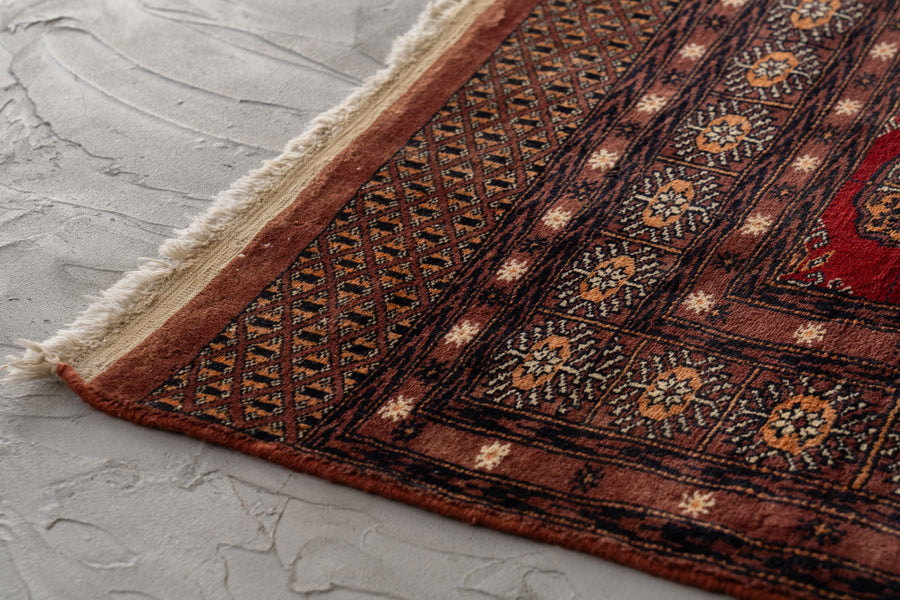 ヴィンテージパキスタンラグ SALE]パキスタン 手織り絨毯 ヴィンテージラグ 144cm×92cm パキスタン