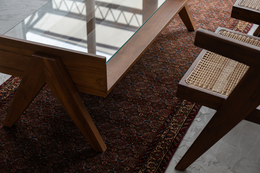 イラン産 1990年代 手織り絨毯】ペルシャ絨毯-ヴィンテージラグ専門店