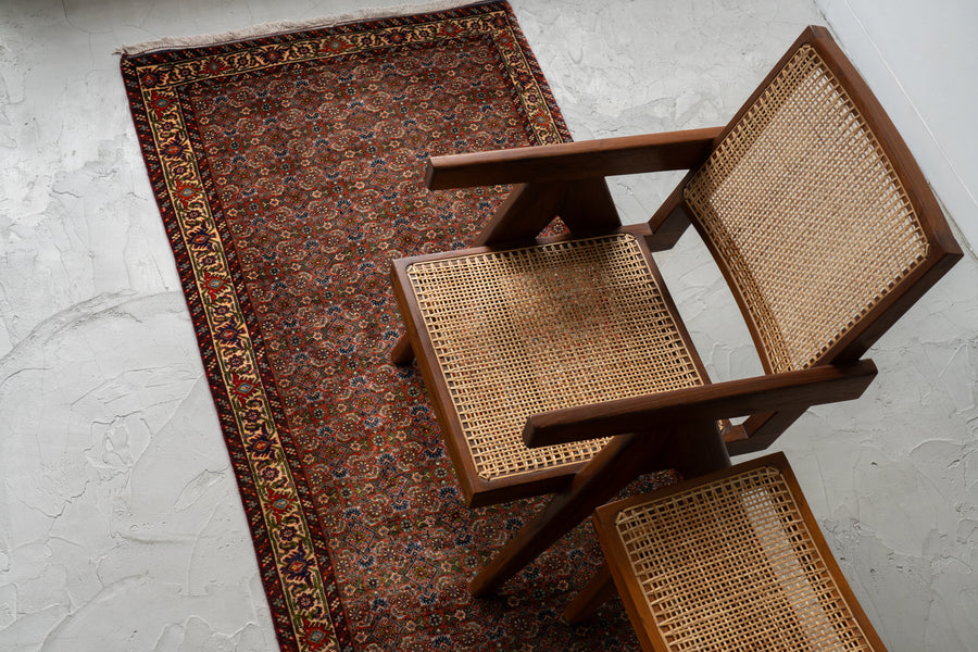 ビンテージイラン手織り絨毯ラホールバルーチ　ペルシャ絨毯182㌢✖️120㌢ ビンテージイラン手織り絨毯ラホールバルーチ ペルシャ絨毯182