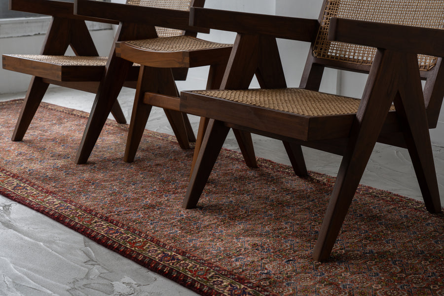 ペルシャ絨毯 ペルシャヴィンテージラグ 155x68 手織り オールド