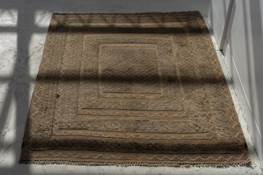 アフガニスタン産 1990年代 マシュワニラグ】トライバルラグ