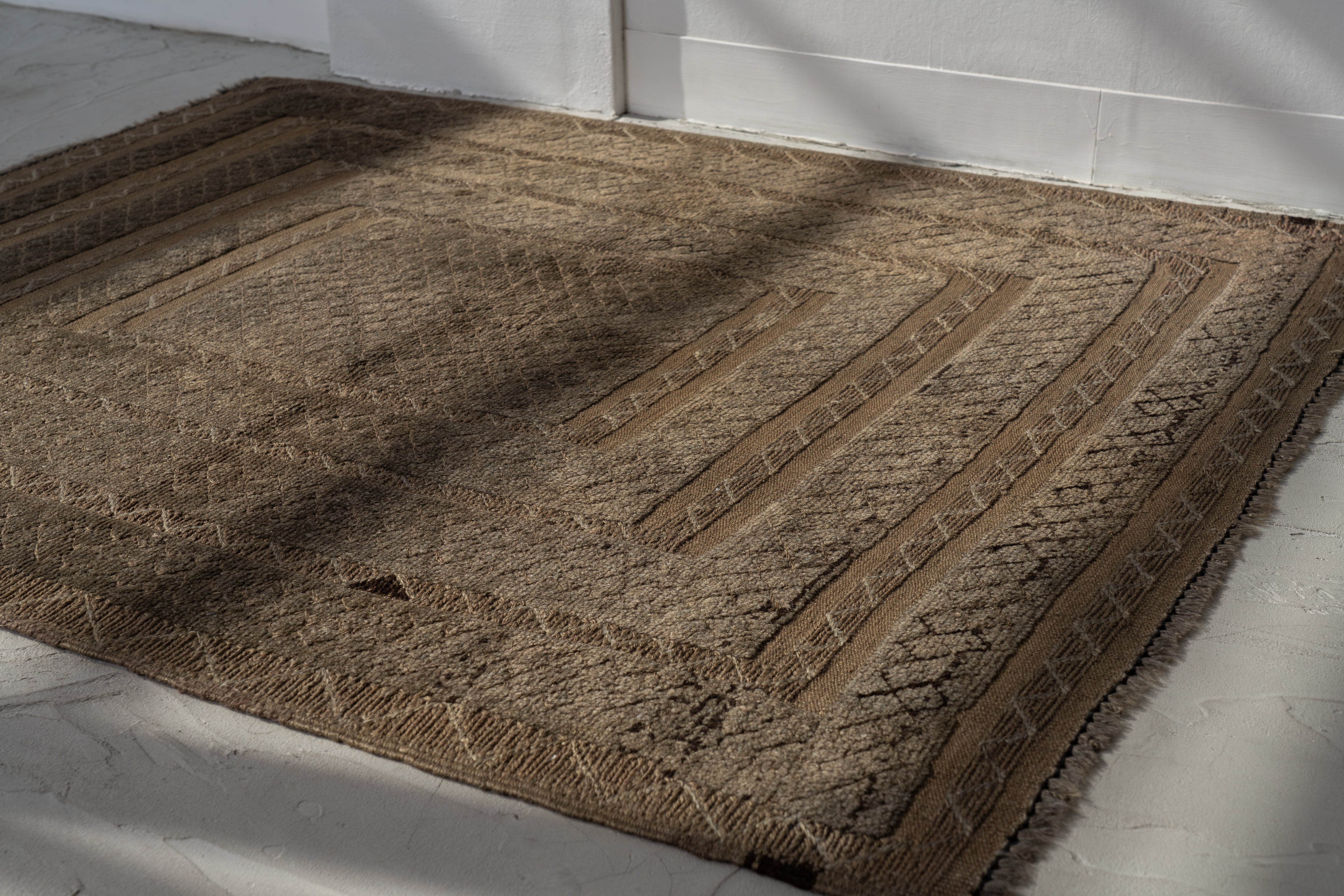 マシュワニ　トライバルラグ　ヴィンテージラグ アフガニスタン産 1990年代 マシュワニラグ】トライバルラグ