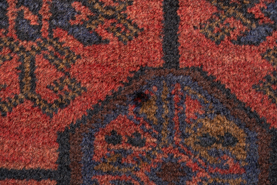 アフガニスタン産 1990年代 バルーチラグ】トライバルラグ