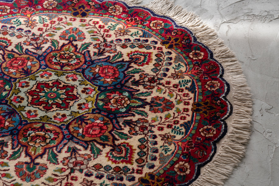 イラン産 1980年代 手織り絨毯】ペルシャ絨毯-ヴィンテージラグ専門店