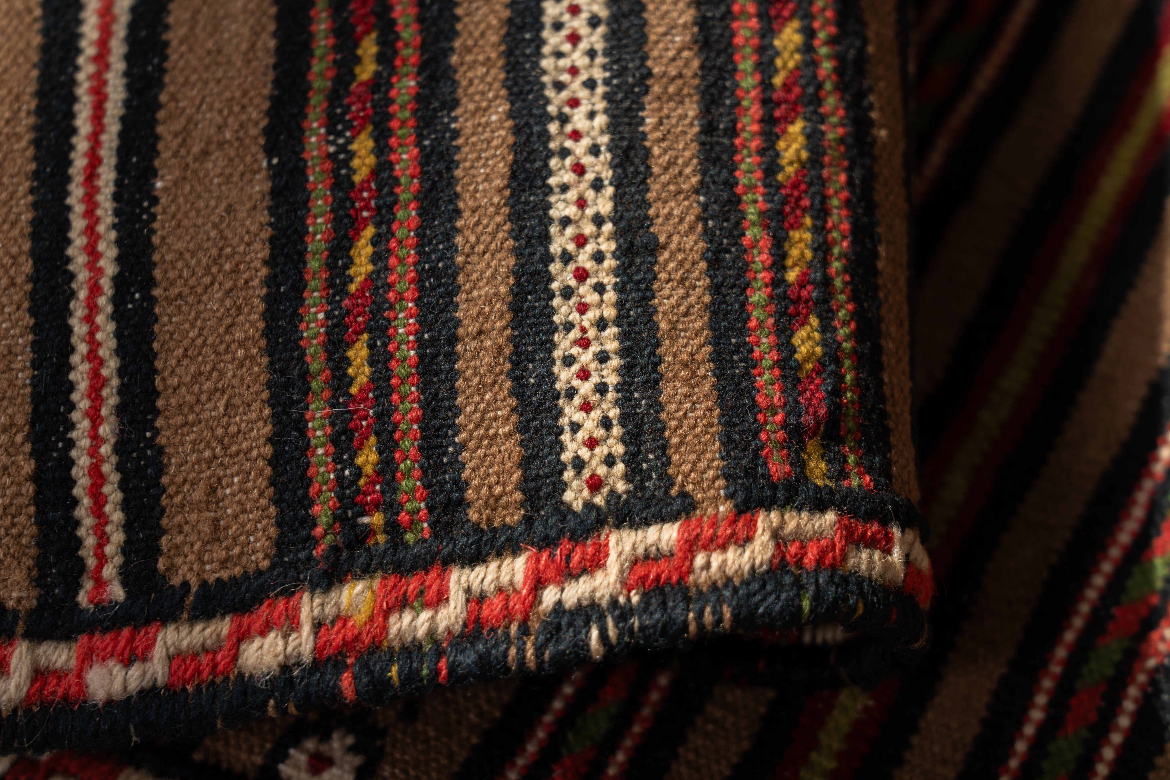 アフガニスタン 1990年代 キリム】トライバルラグ-ヴィンテージラグ