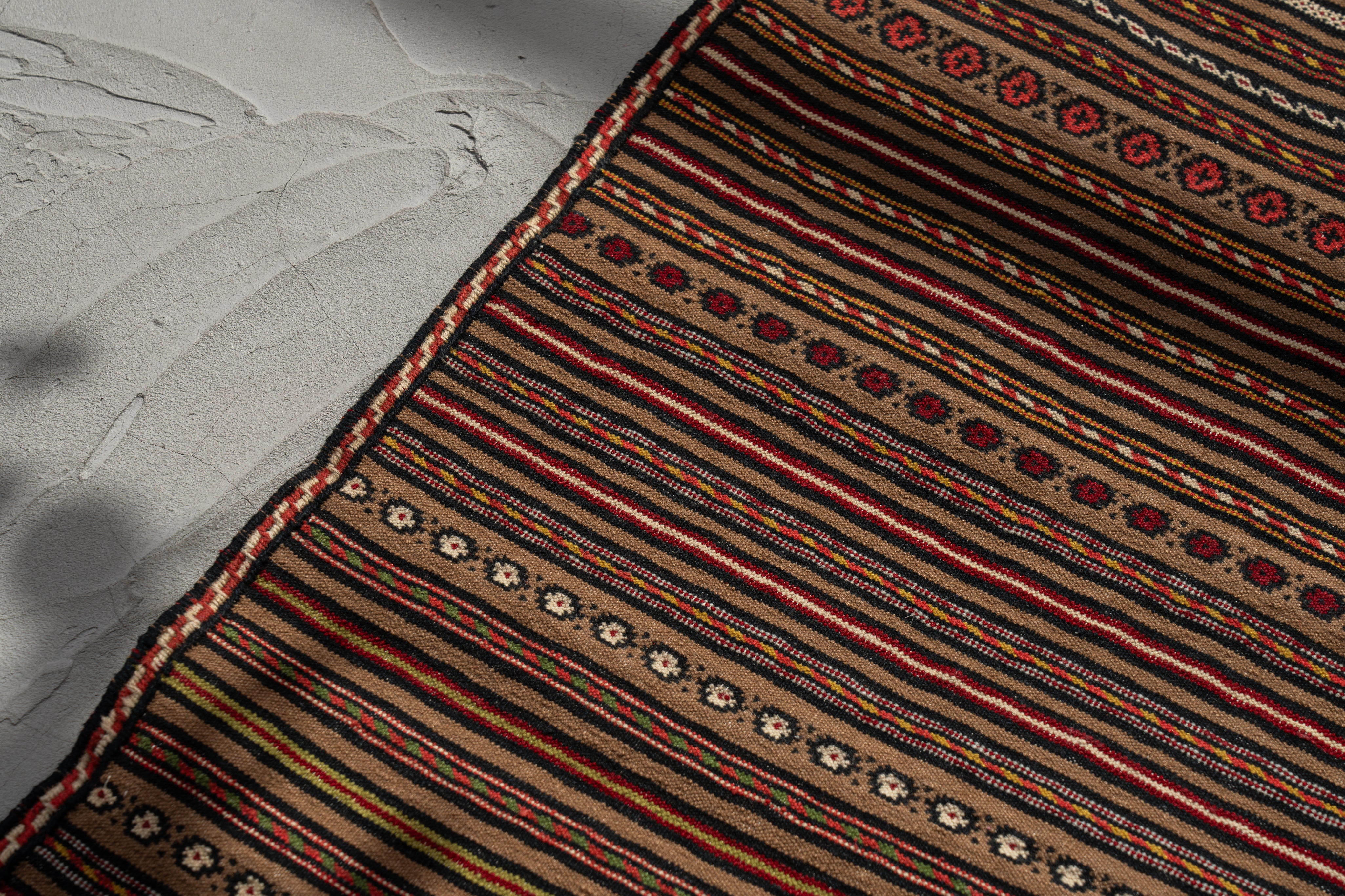 アフガニスタン 1990年代 キリム】トライバルラグ-ヴィンテージラグ