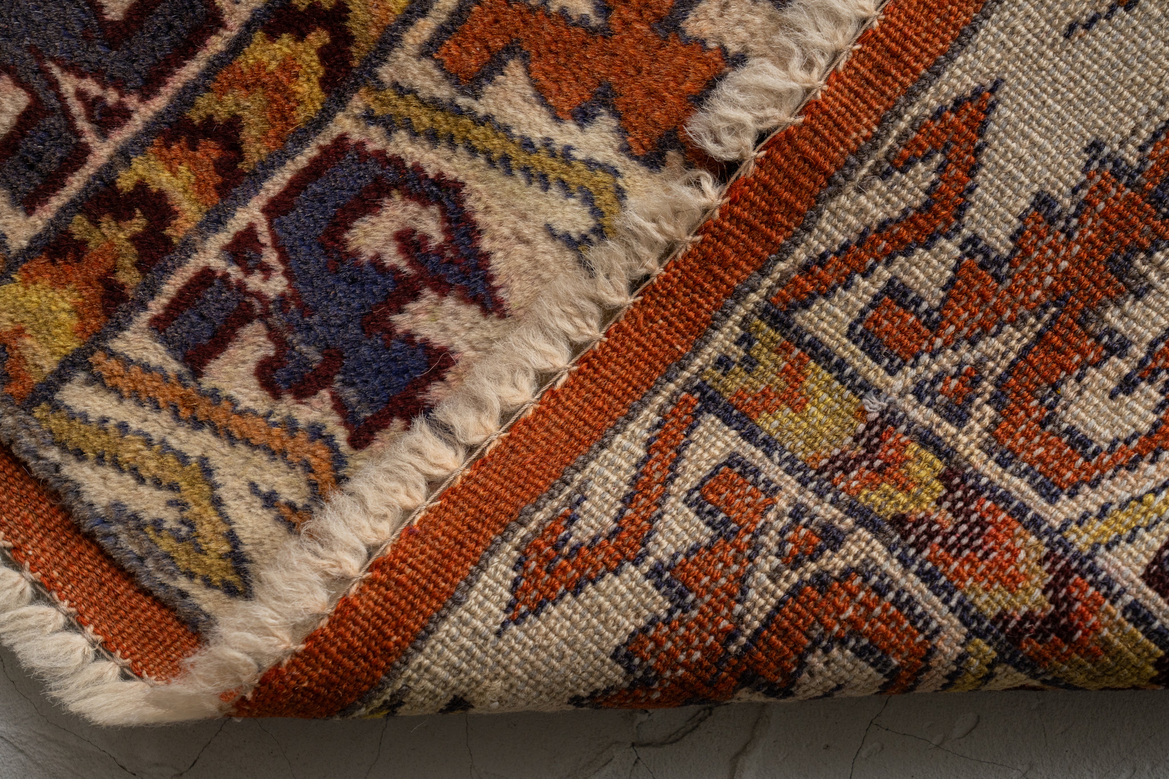 アフガニスタン 1980年代 キリム】トライバルラグ-ヴィンテージラグ