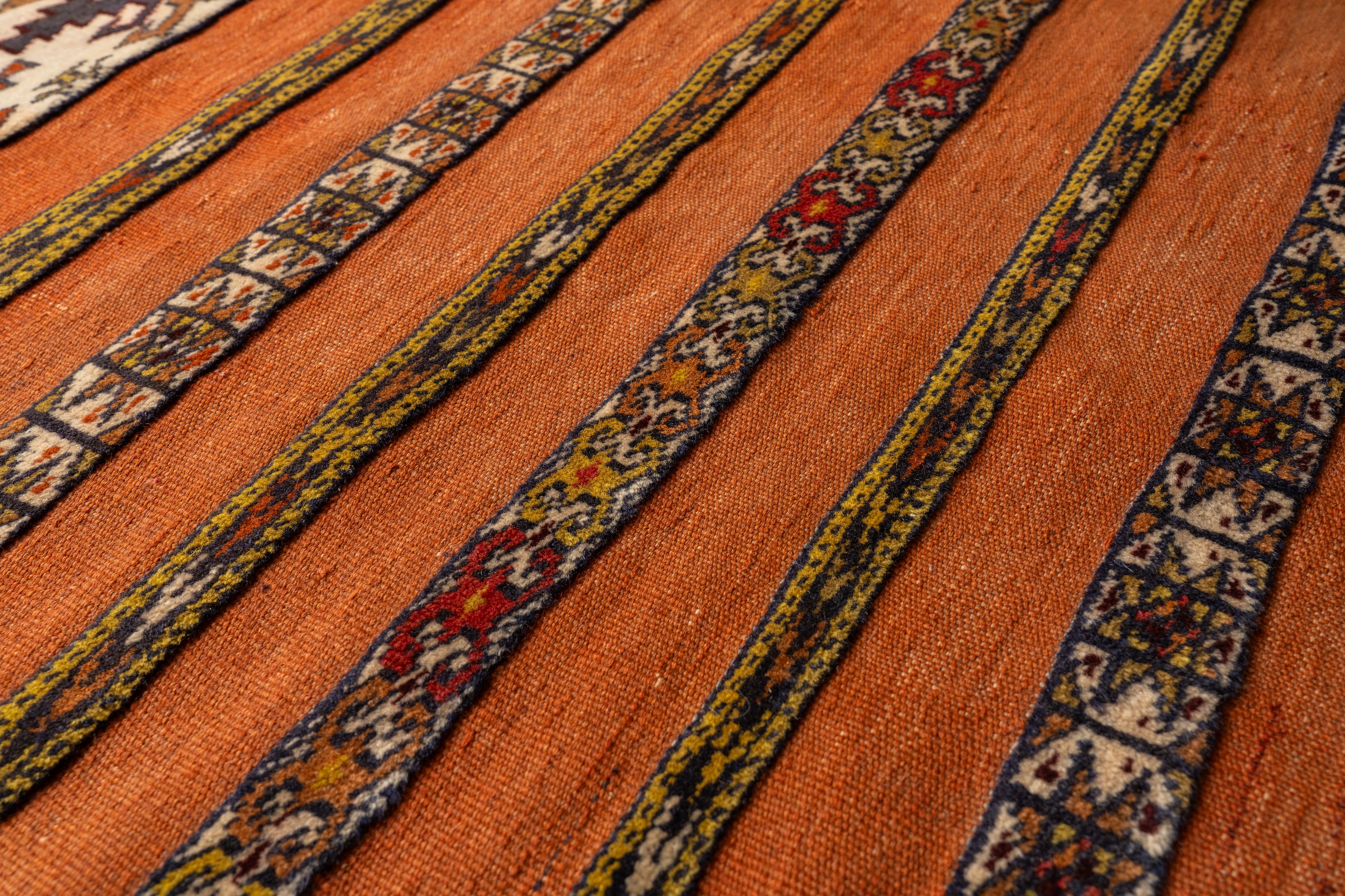 アフガニスタン 1980年代 キリム】トライバルラグ-ヴィンテージラグ