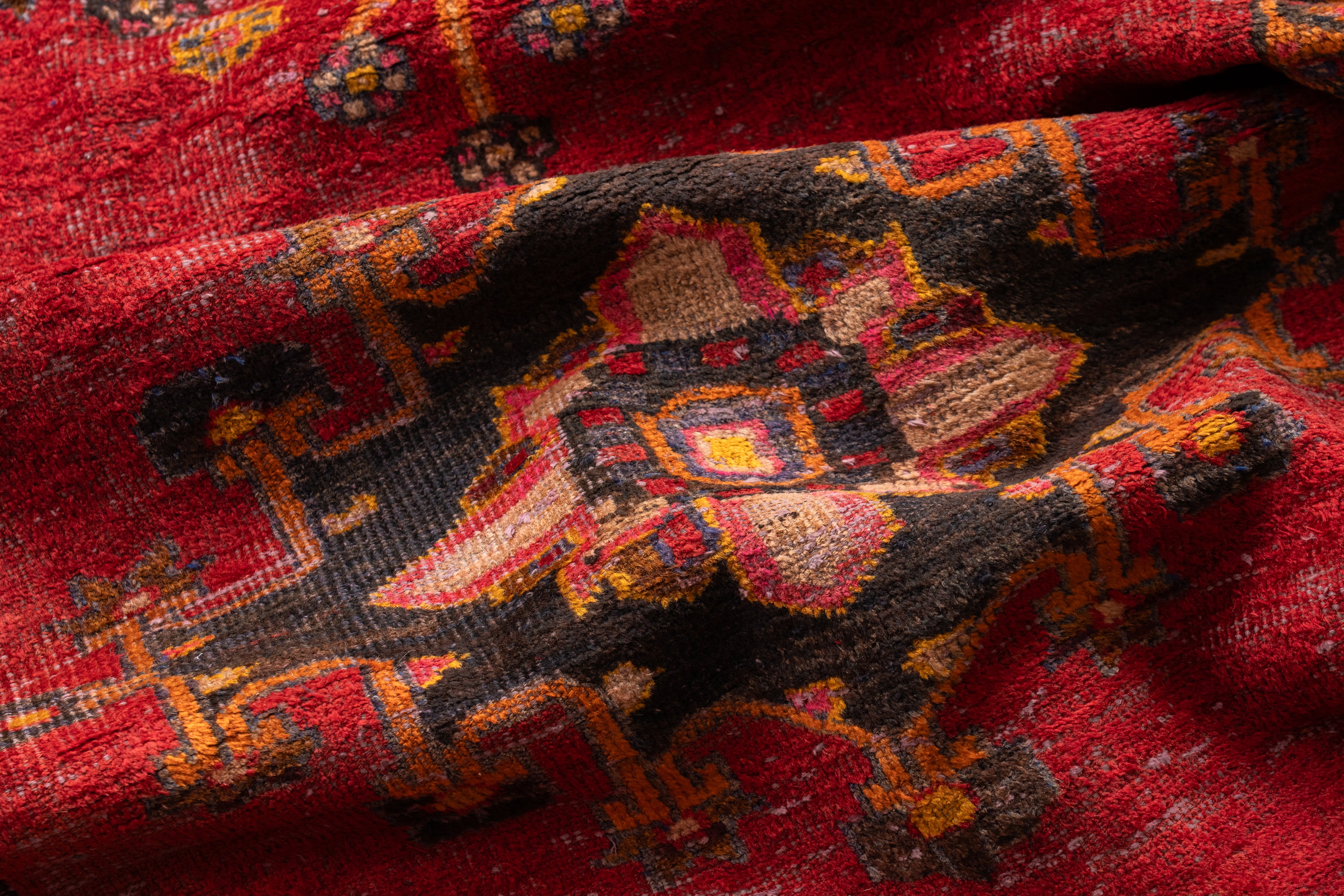 イラン産 1980年代 ヴィンテージラグ】ペルシャ絨毯 ヴィンテージラグ