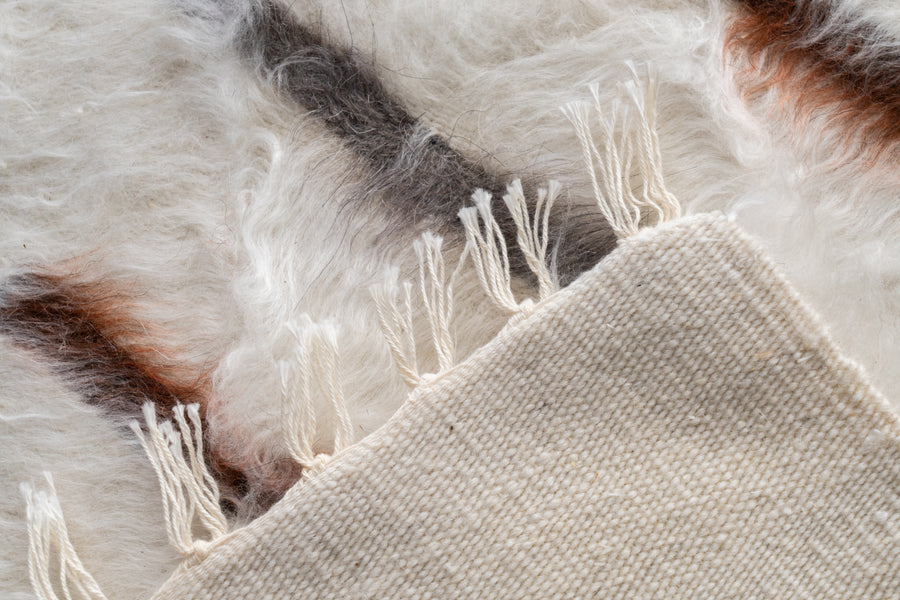 トルコ産 シールトバッターニエ】手織りブランケット-Siirt Battaniye