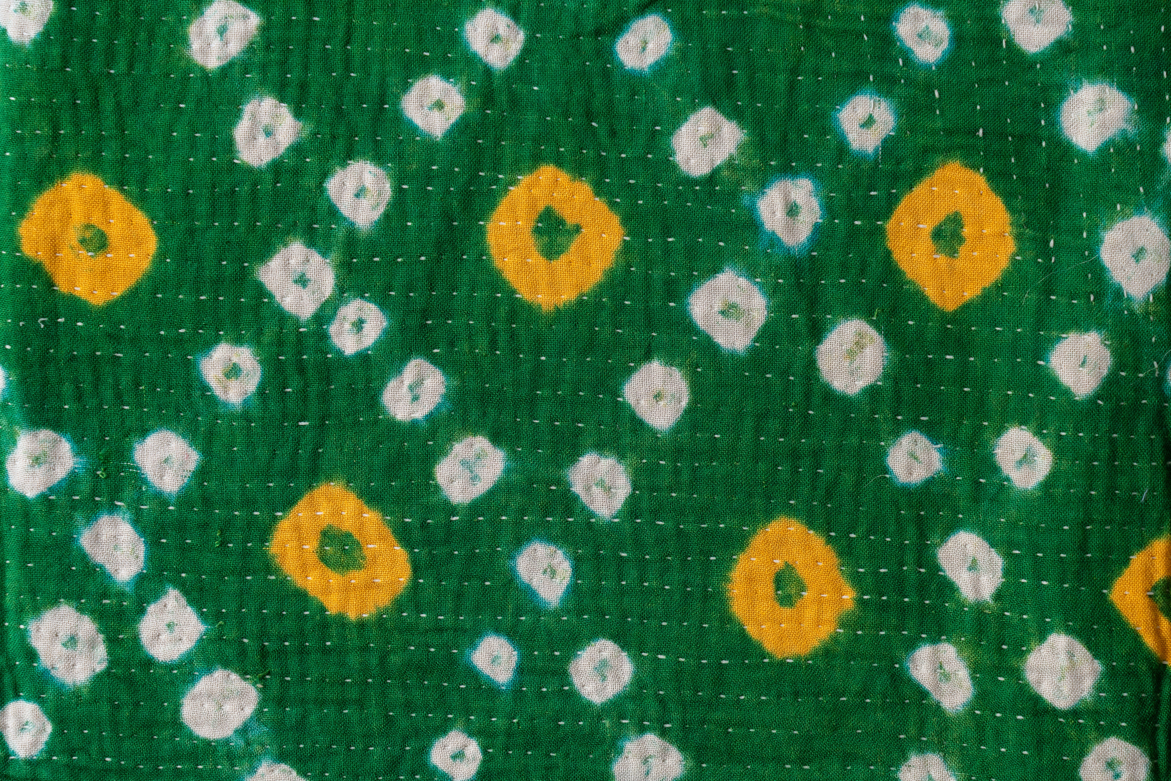 インド産 カンタキルト・ラリーキルト】ヴィンテージキルト-手織り絨毯