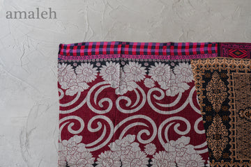 インドの手刺繍ヴィンテージカンタキルト・ラリーキルト-QUILT